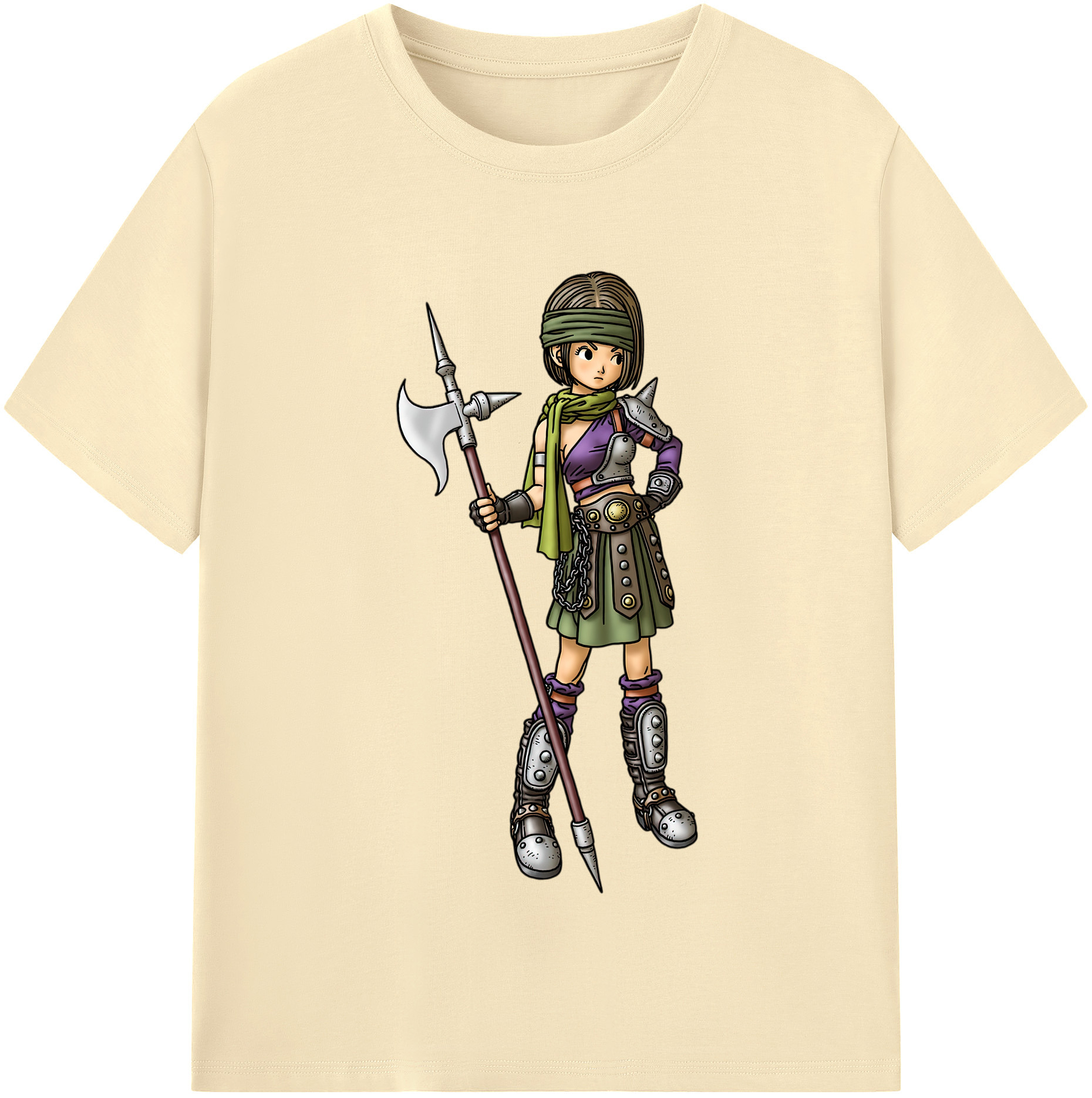 （画像用） ドラゴンクエスト Doragon Kuesuto Dragon Quest 綿100％半袖Tシャツ（フロントプリント）