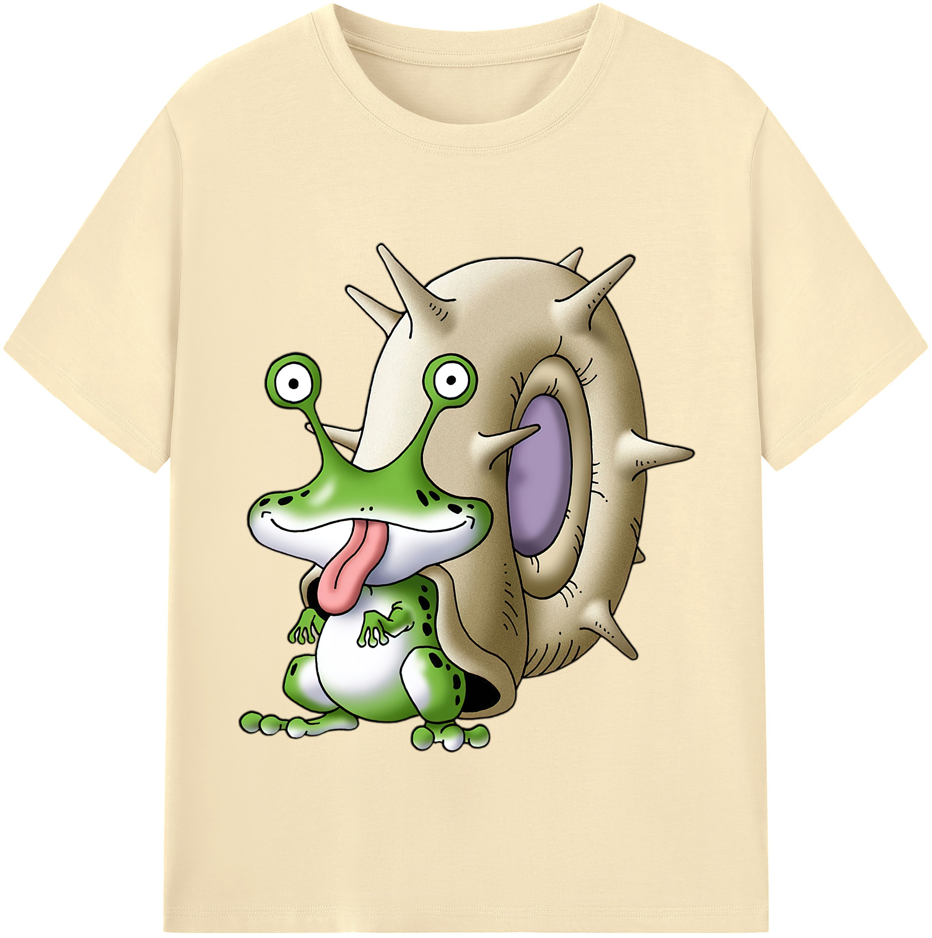 （画像用） ドラゴンクエスト Doragon Kuesuto Dragon Quest 綿100％半袖Tシャツ（フロントプリント）
