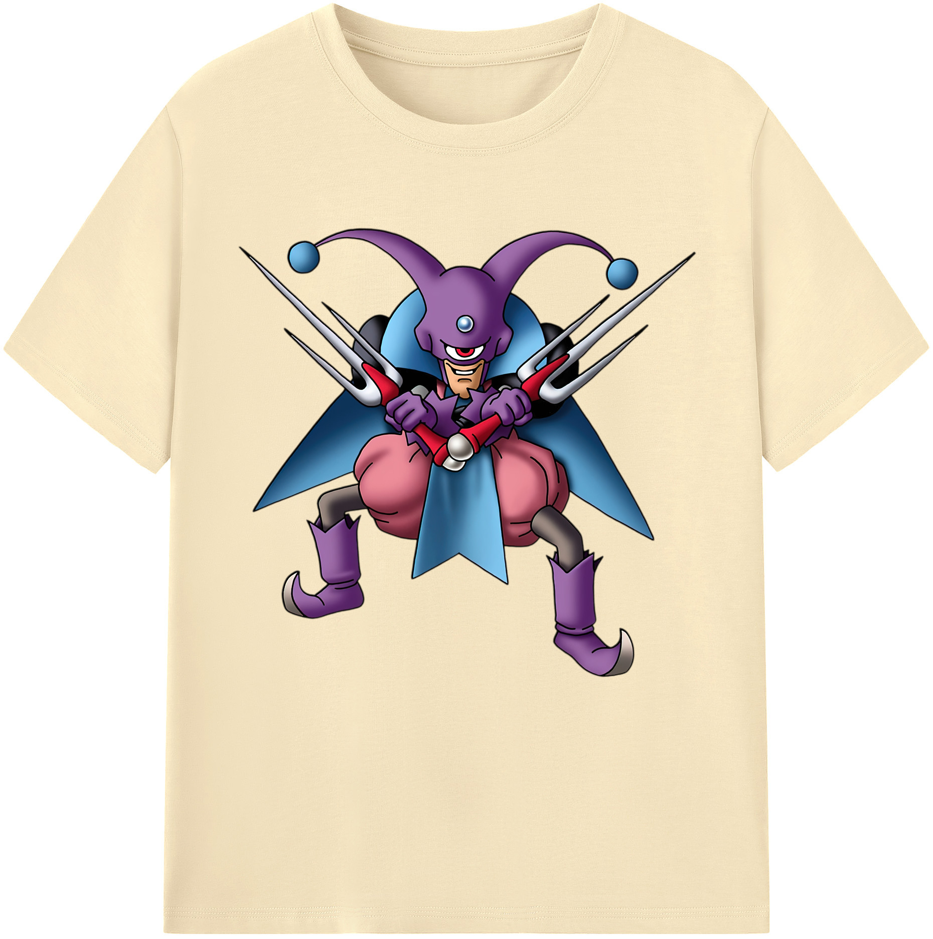 （画像用） ドラゴンクエスト Doragon Kuesuto Dragon Quest 綿100％半袖Tシャツ（フロントプリント）