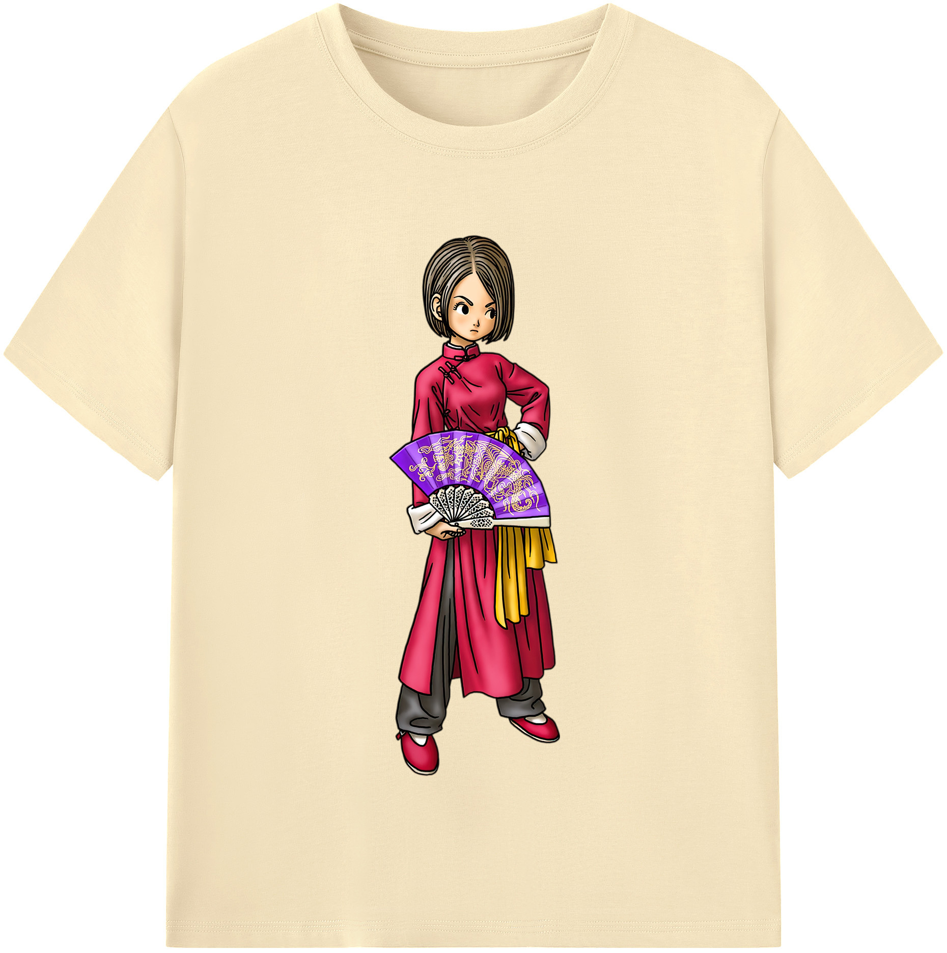 （画像用） ドラゴンクエスト Doragon Kuesuto Dragon Quest 綿100％半袖Tシャツ（フロントプリント）