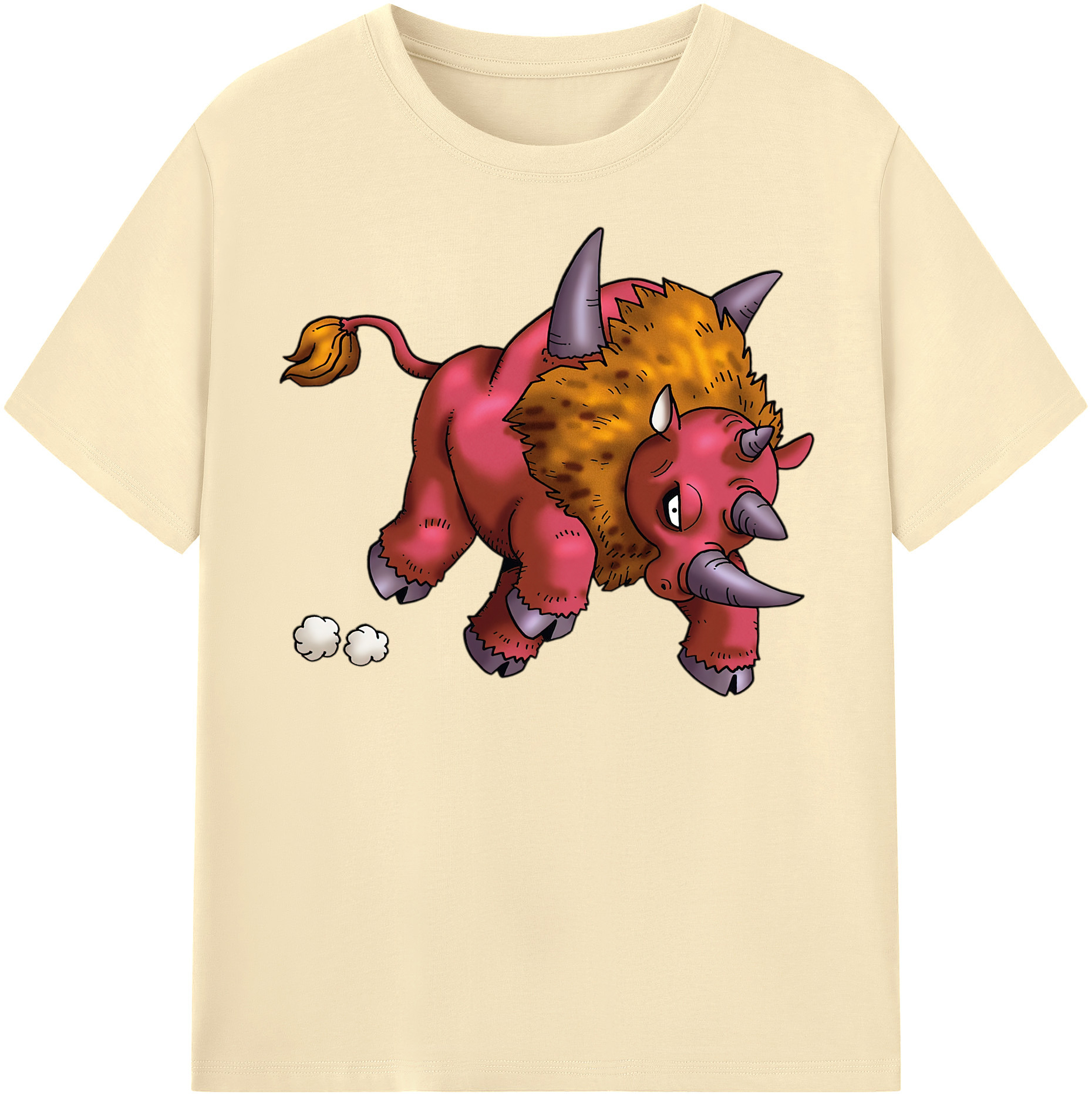 （画像用） ドラゴンクエスト Doragon Kuesuto Dragon Quest 綿100％半袖Tシャツ（フロントプリント）
