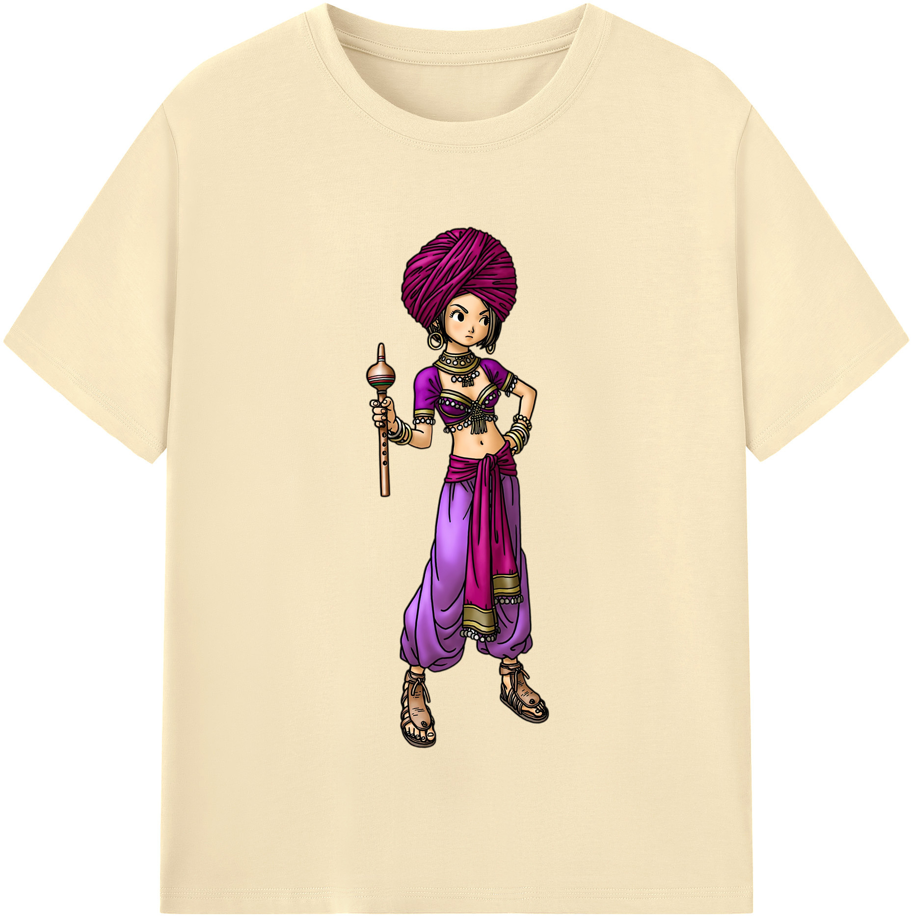 （画像用） ドラゴンクエスト Doragon Kuesuto Dragon Quest 綿100％半袖Tシャツ（フロントプリント）