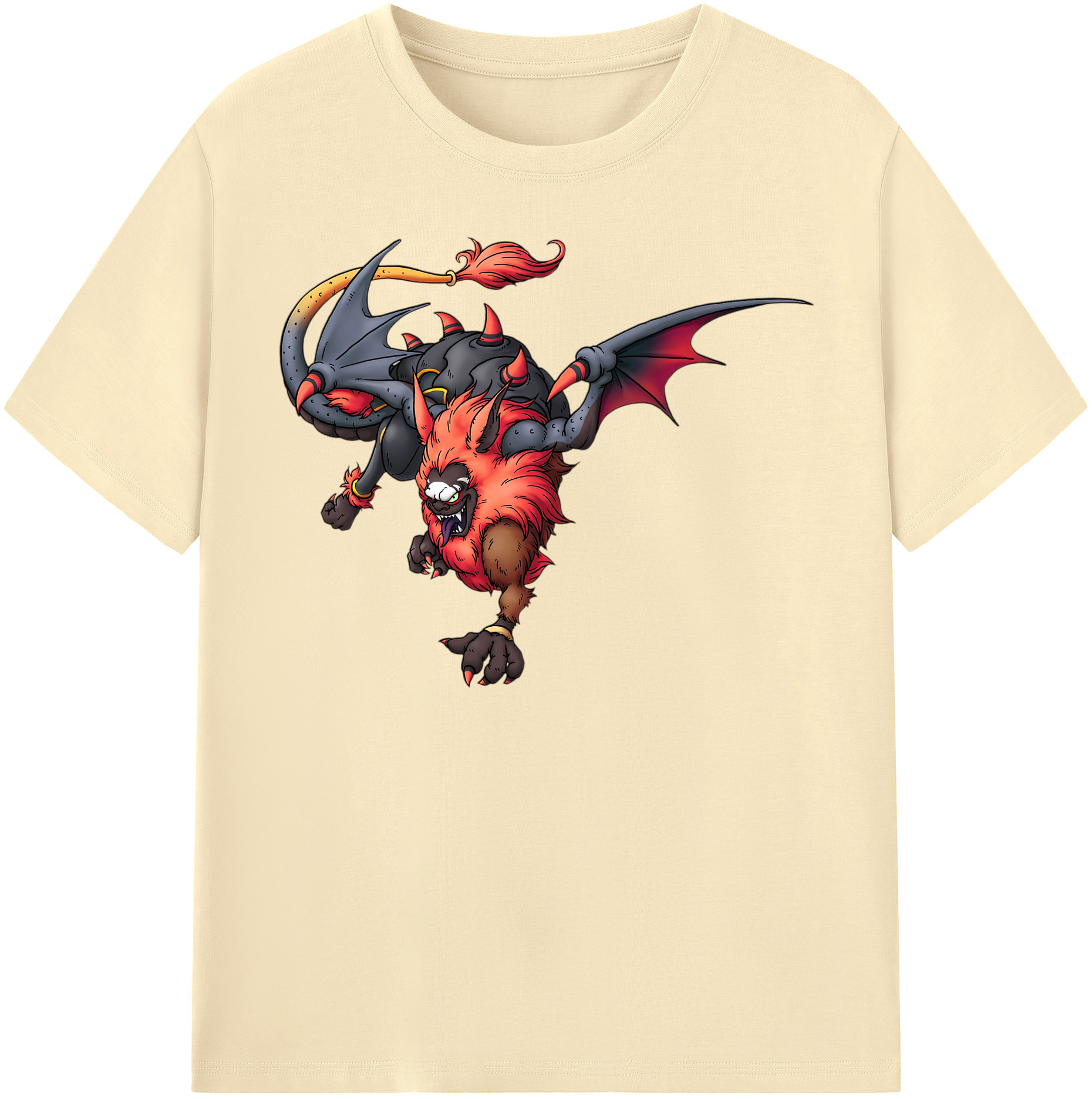 （画像用） ドラゴンクエスト Doragon Kuesuto Dragon Quest 綿100％半袖Tシャツ（フロントプリント）