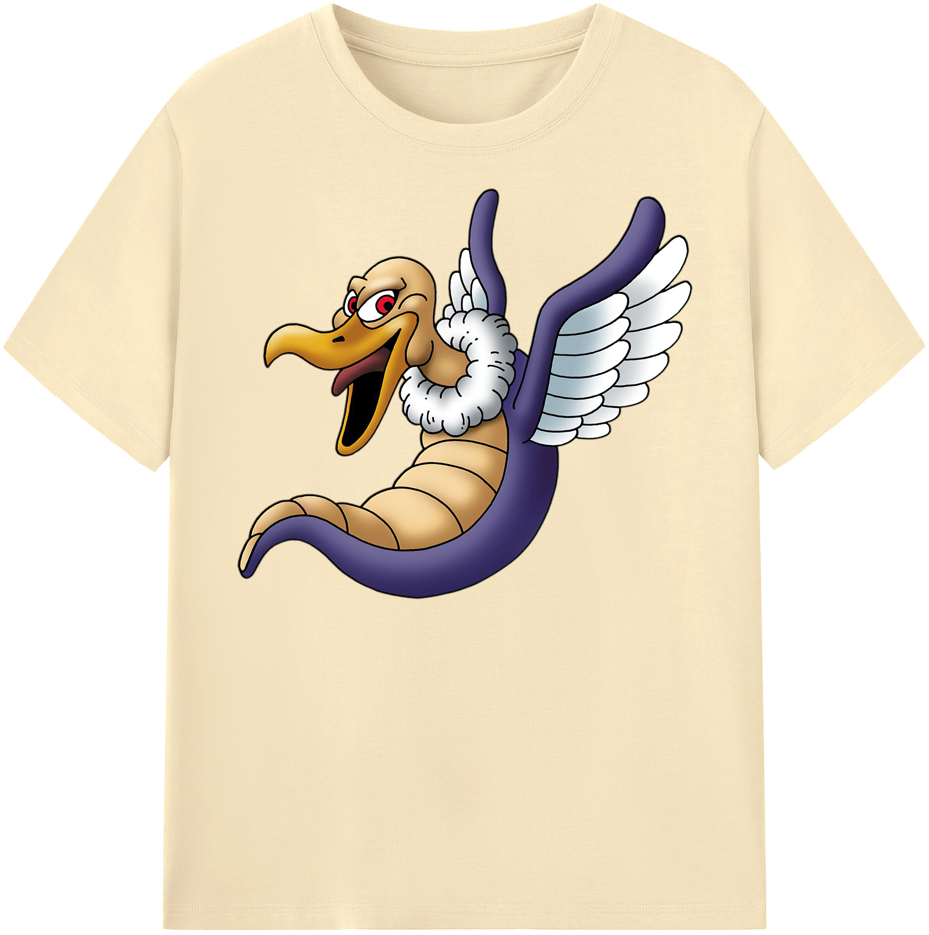 （画像用） ドラゴンクエスト Doragon Kuesuto Dragon Quest 綿100％半袖Tシャツ（フロントプリント）