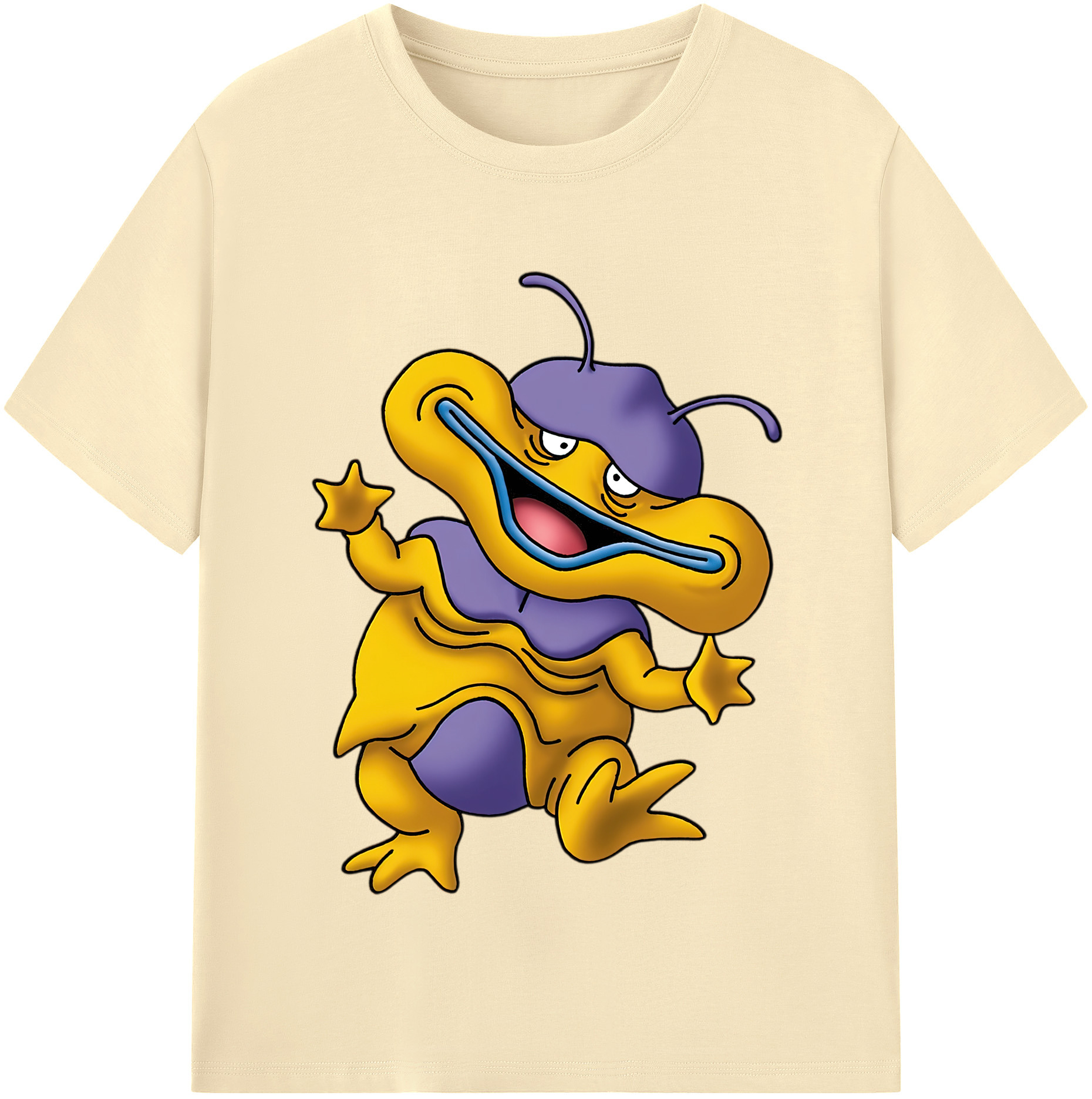（画像用） ドラゴンクエスト Doragon Kuesuto Dragon Quest 綿100％半袖Tシャツ（フロントプリント）