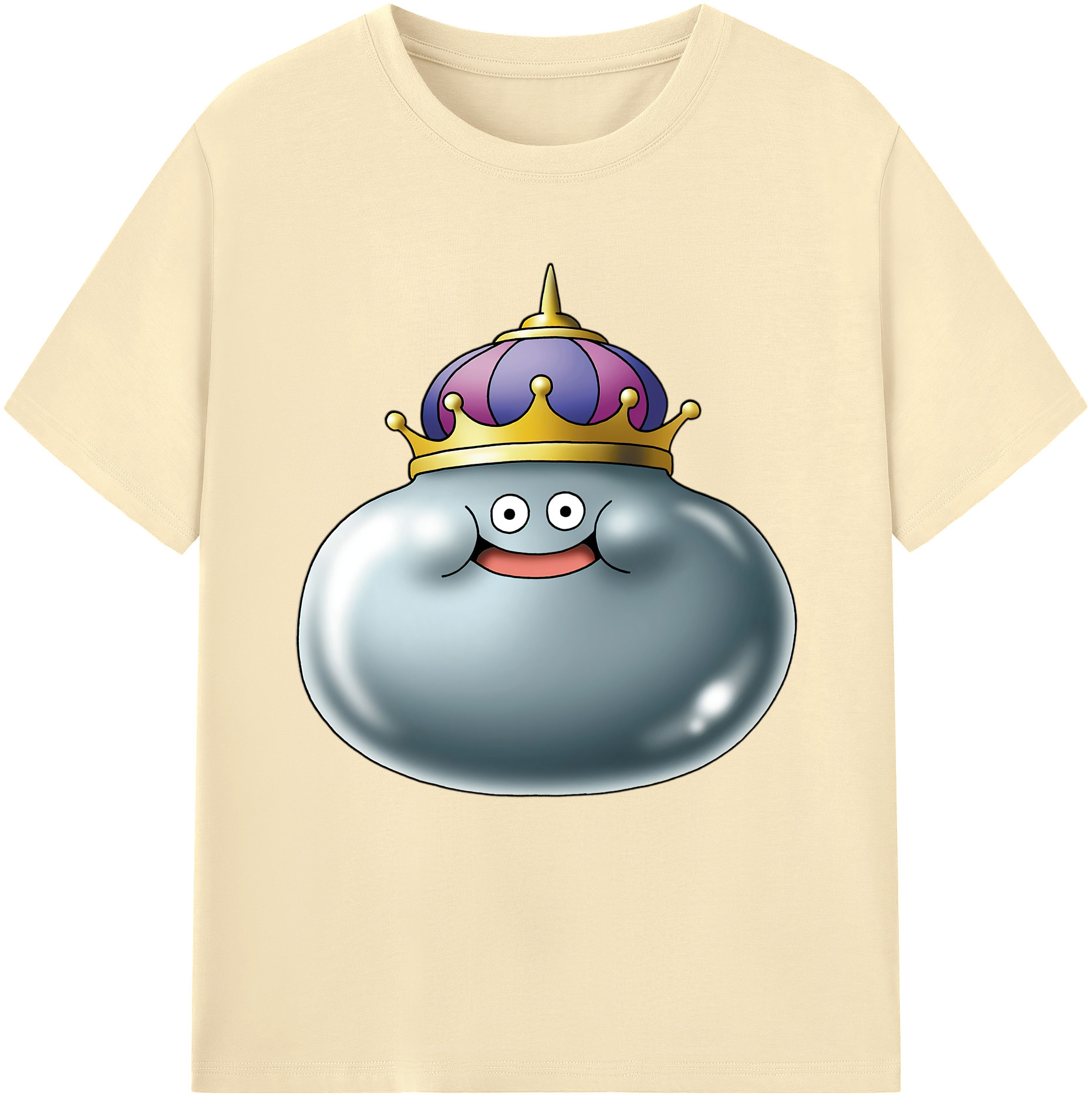 （画像用） ドラゴンクエスト Doragon Kuesuto Dragon Quest 綿100％半袖Tシャツ（フロントプリント）