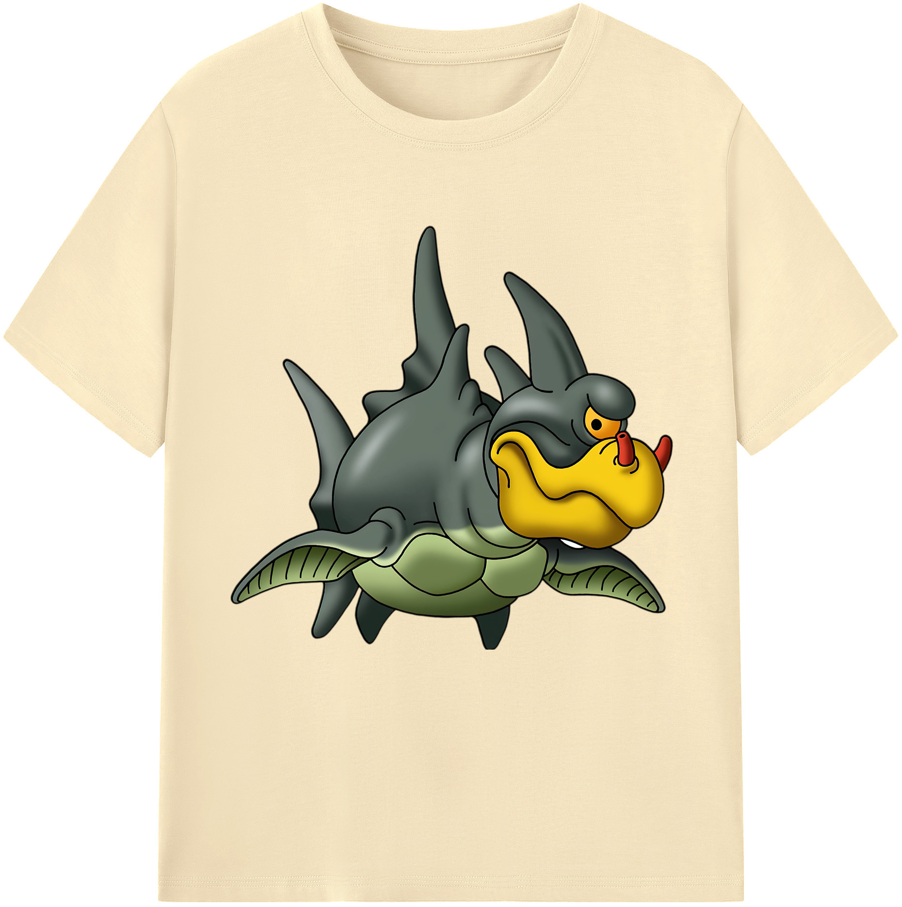 （画像用） ドラゴンクエスト Doragon Kuesuto Dragon Quest 綿100％半袖Tシャツ（フロントプリント）