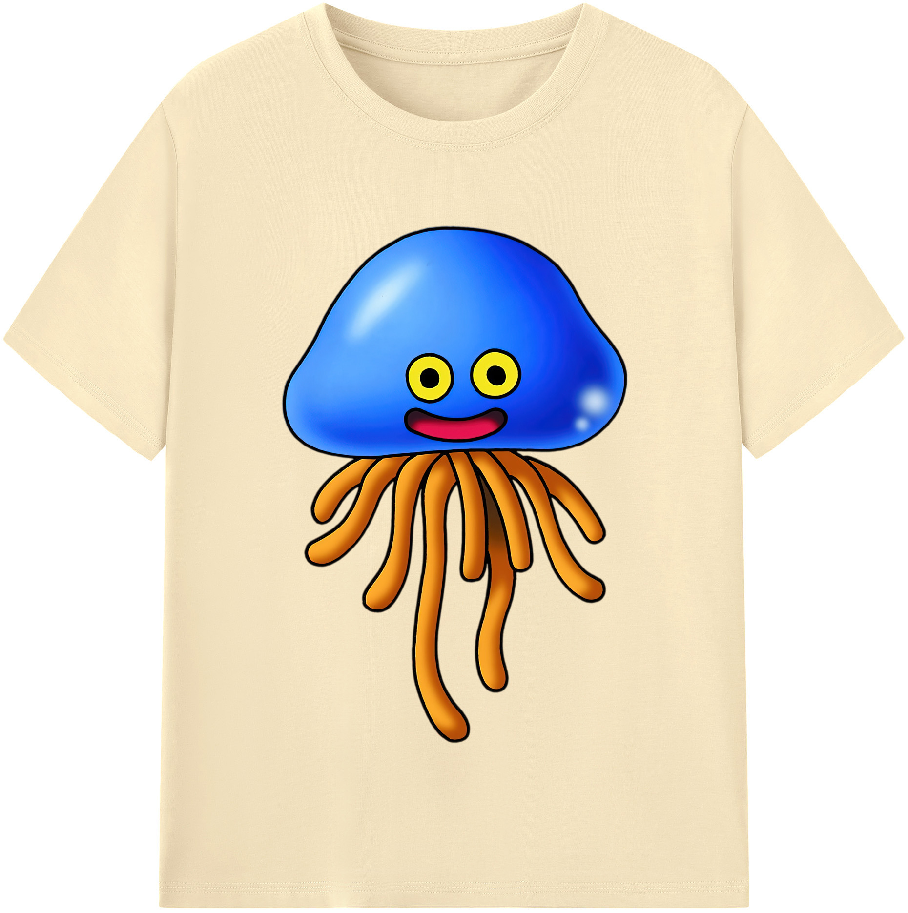（画像用） ドラゴンクエスト Doragon Kuesuto Dragon Quest 綿100％半袖Tシャツ（フロントプリント）