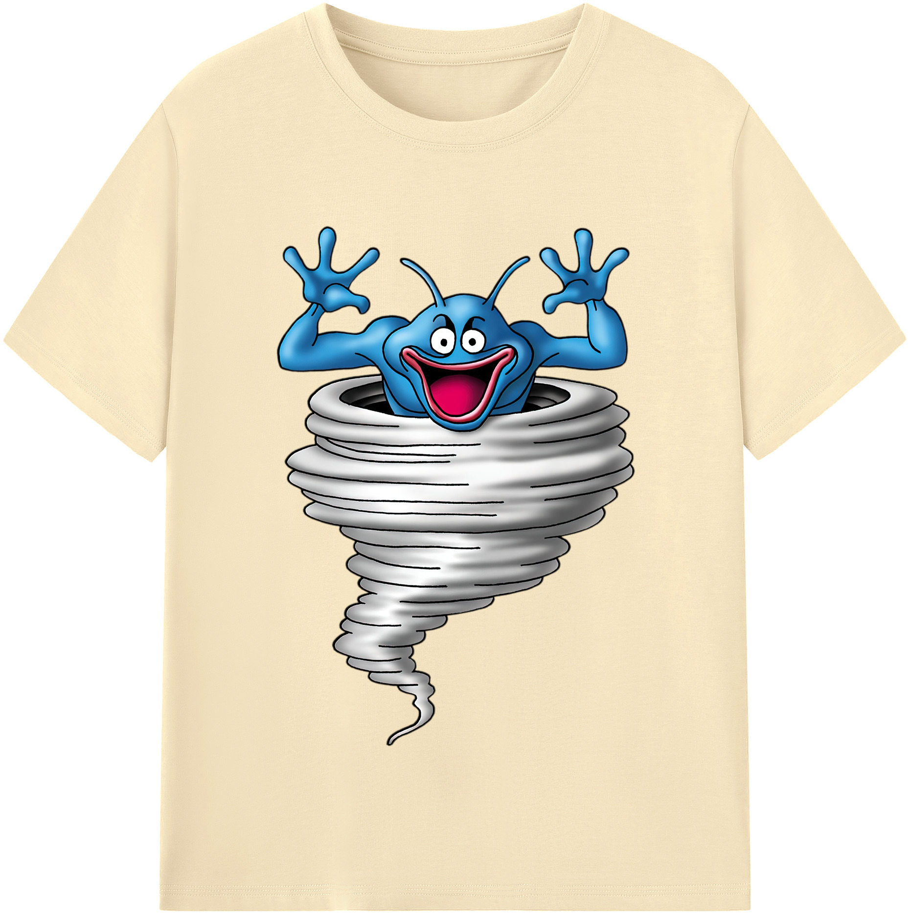 （画像用） ドラゴンクエスト Doragon Kuesuto Dragon Quest 綿100％半袖Tシャツ（フロントプリント）
