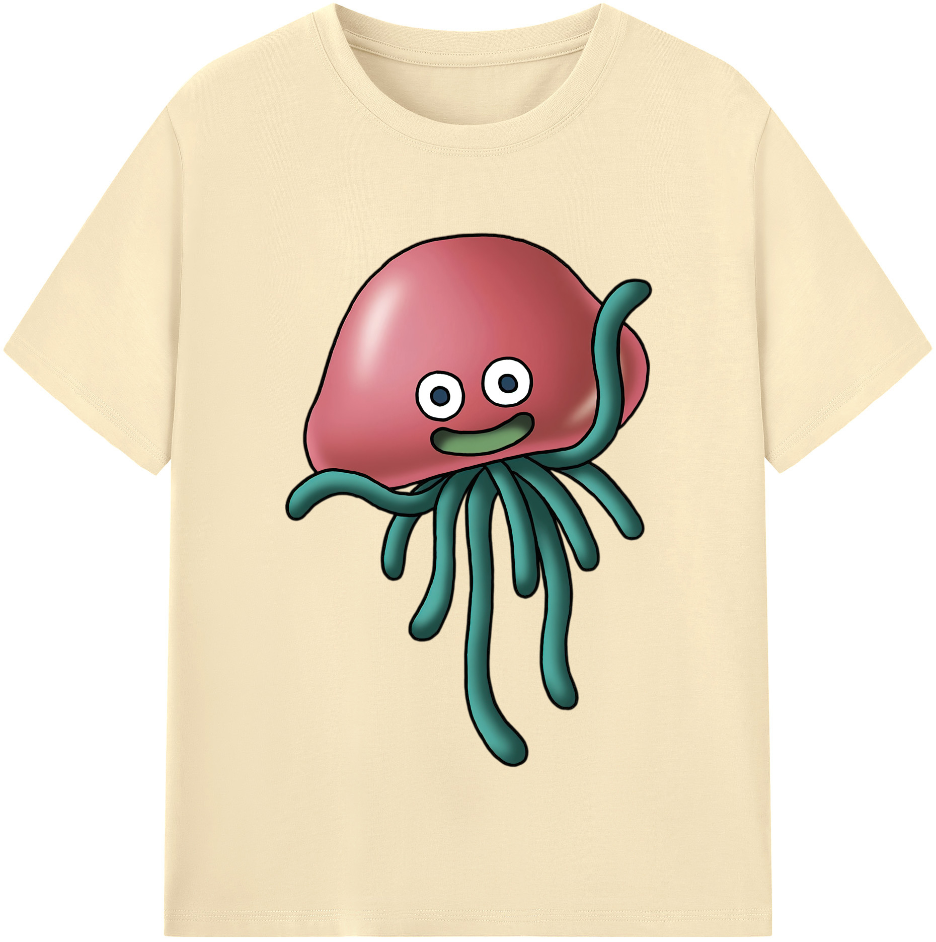（画像用） ドラゴンクエスト Doragon Kuesuto Dragon Quest 綿100％半袖Tシャツ（フロントプリント）