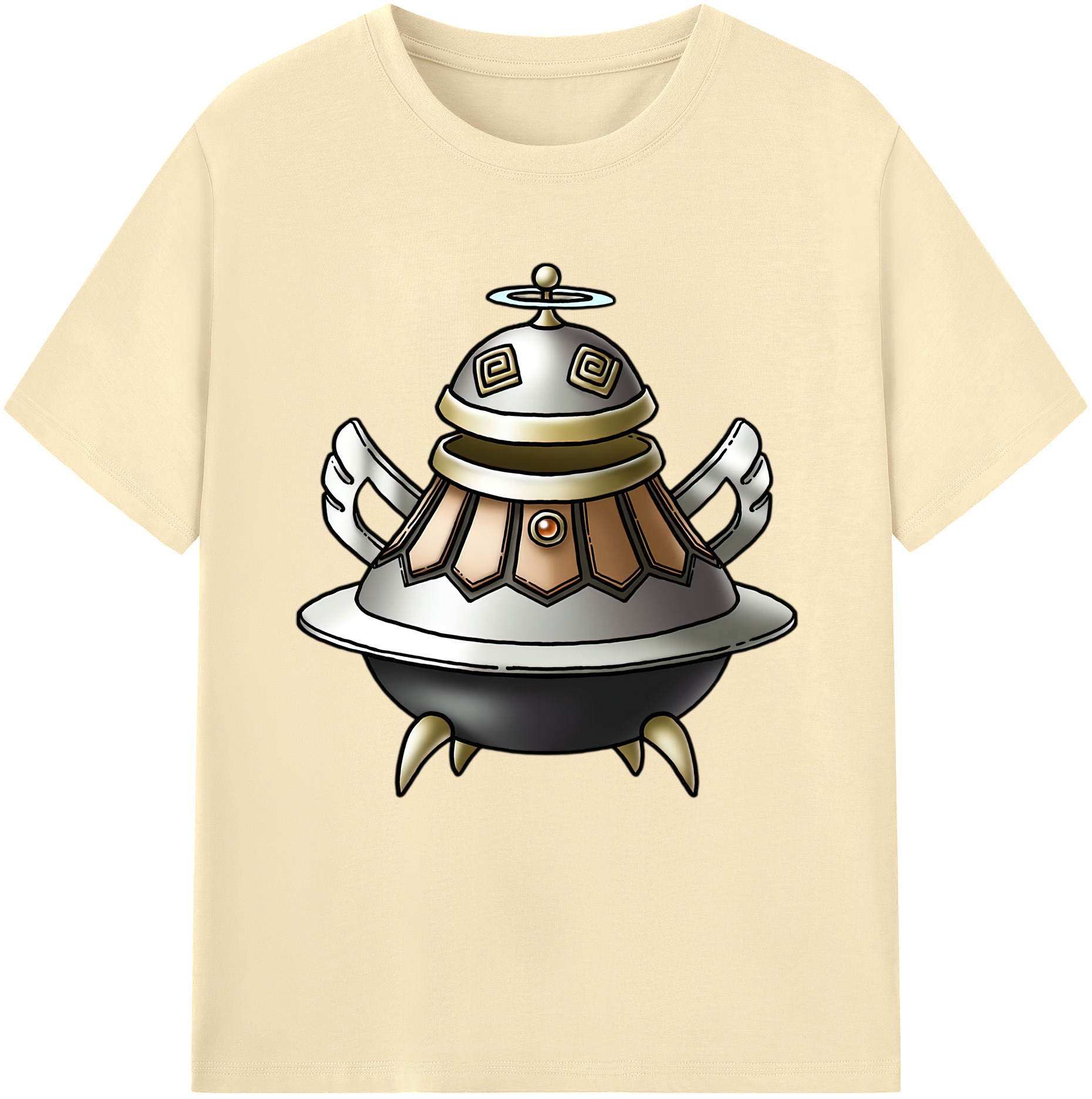 （画像用） ドラゴンクエスト Doragon Kuesuto Dragon Quest 綿100％半袖Tシャツ（フロントプリント）