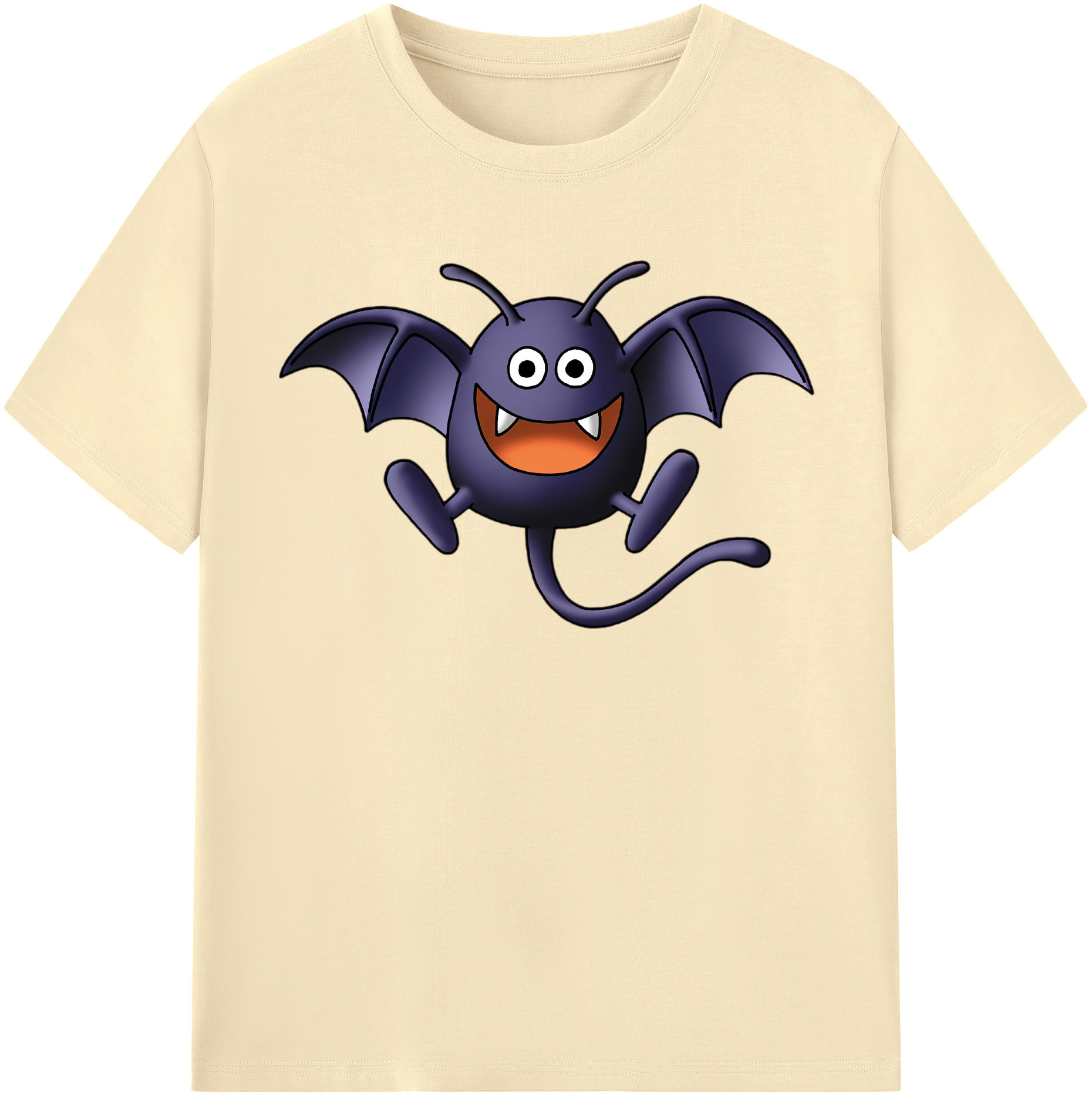 （画像用） ドラゴンクエスト Doragon Kuesuto Dragon Quest 綿100％半袖Tシャツ（フロントプリント）