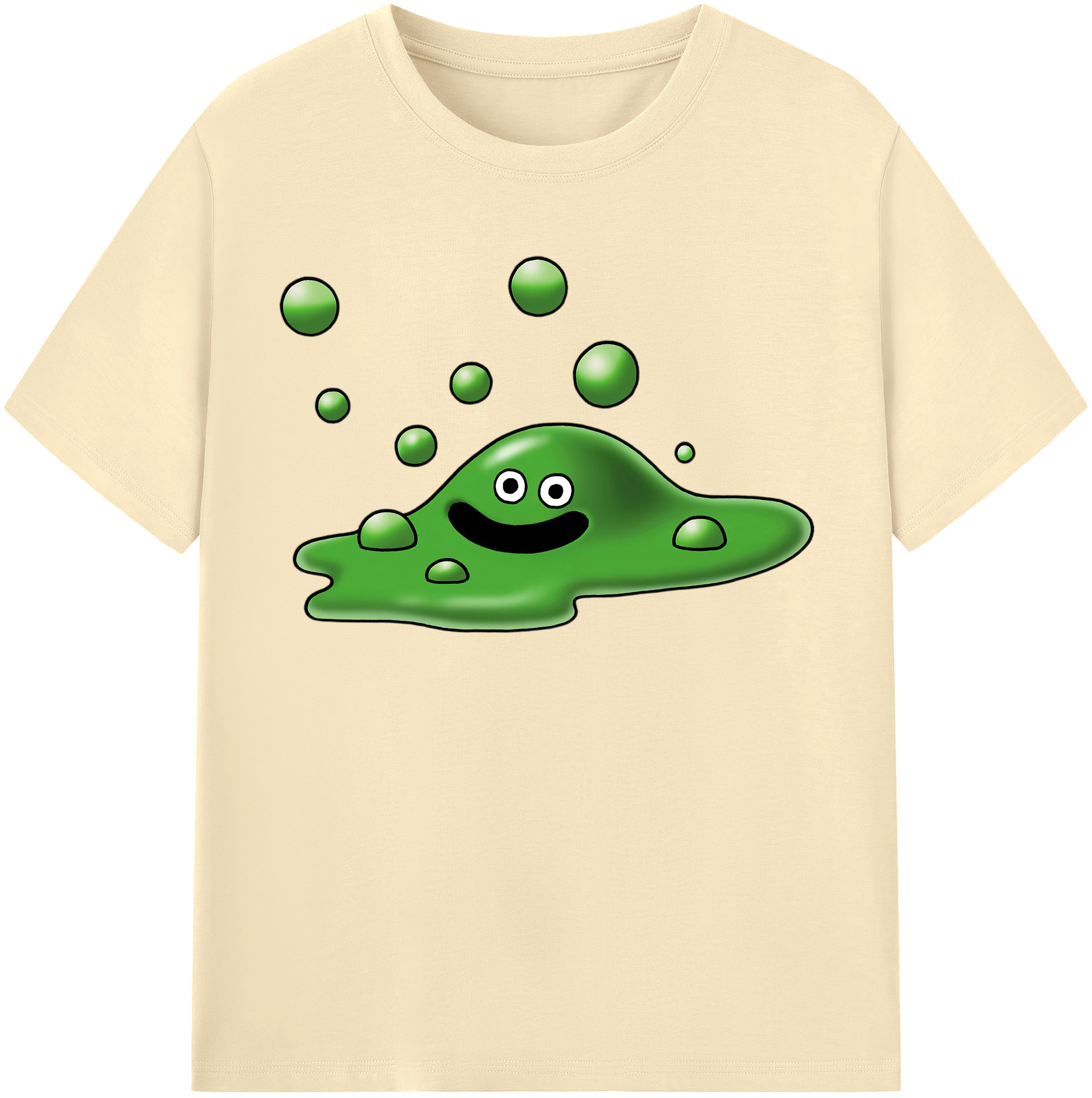 （画像用） ドラゴンクエスト Doragon Kuesuto Dragon Quest 綿100％半袖Tシャツ（フロントプリント）