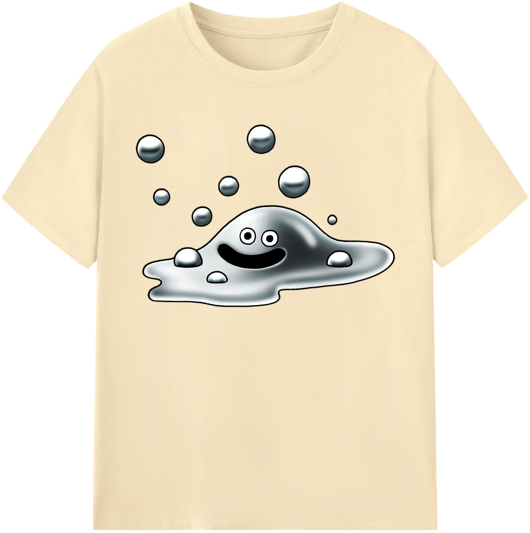 （画像用） ドラゴンクエスト Doragon Kuesuto Dragon Quest 綿100％半袖Tシャツ（フロントプリント）