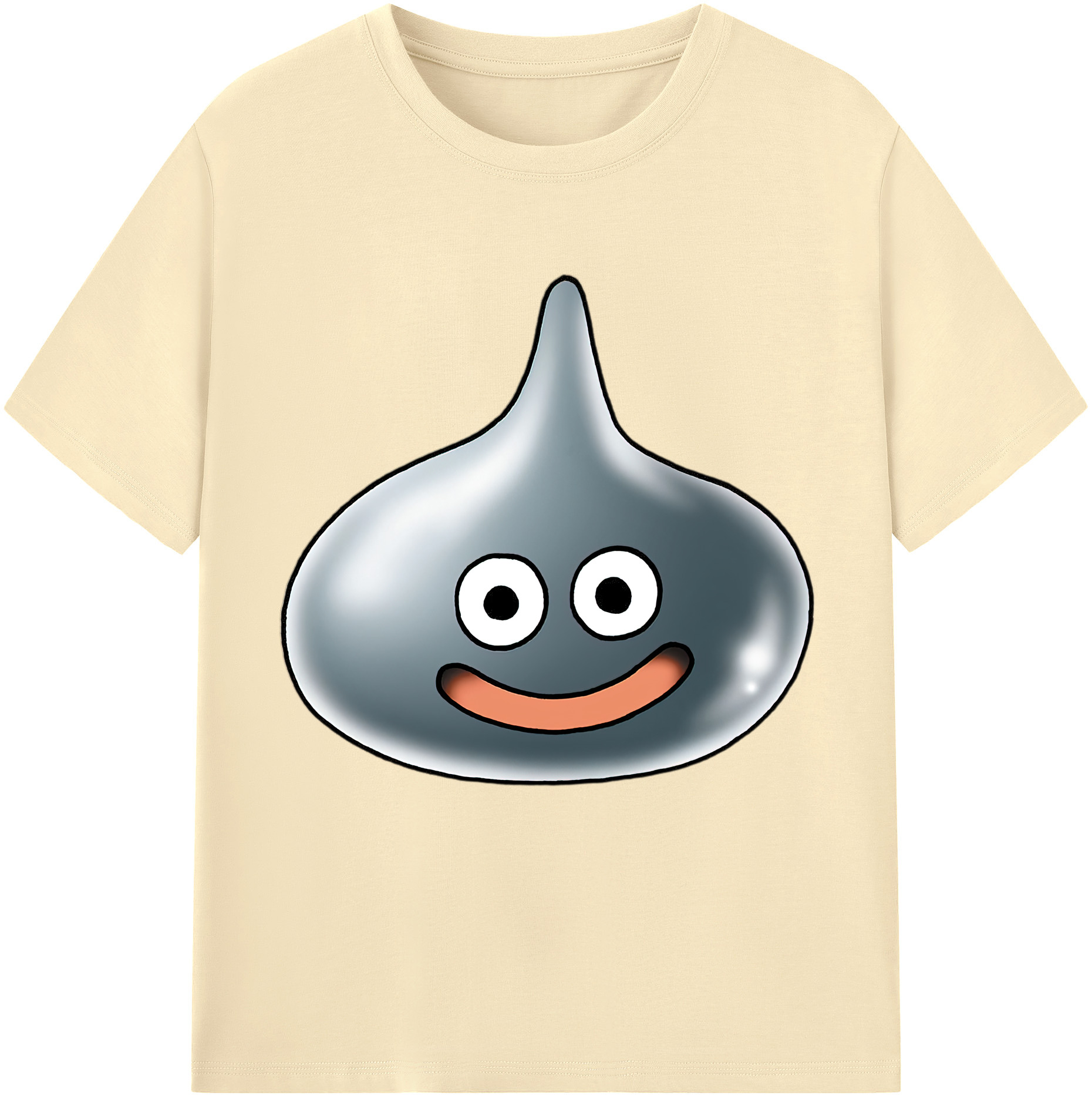 （画像用） ドラゴンクエスト Doragon Kuesuto Dragon Quest 綿100％半袖Tシャツ（フロントプリント）