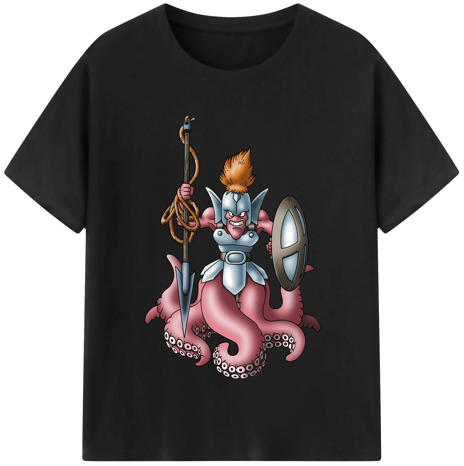 （画像用） ドラゴンクエスト Doragon Kuesuto Dragon Quest 綿100％半袖Tシャツ（フロントプリント）