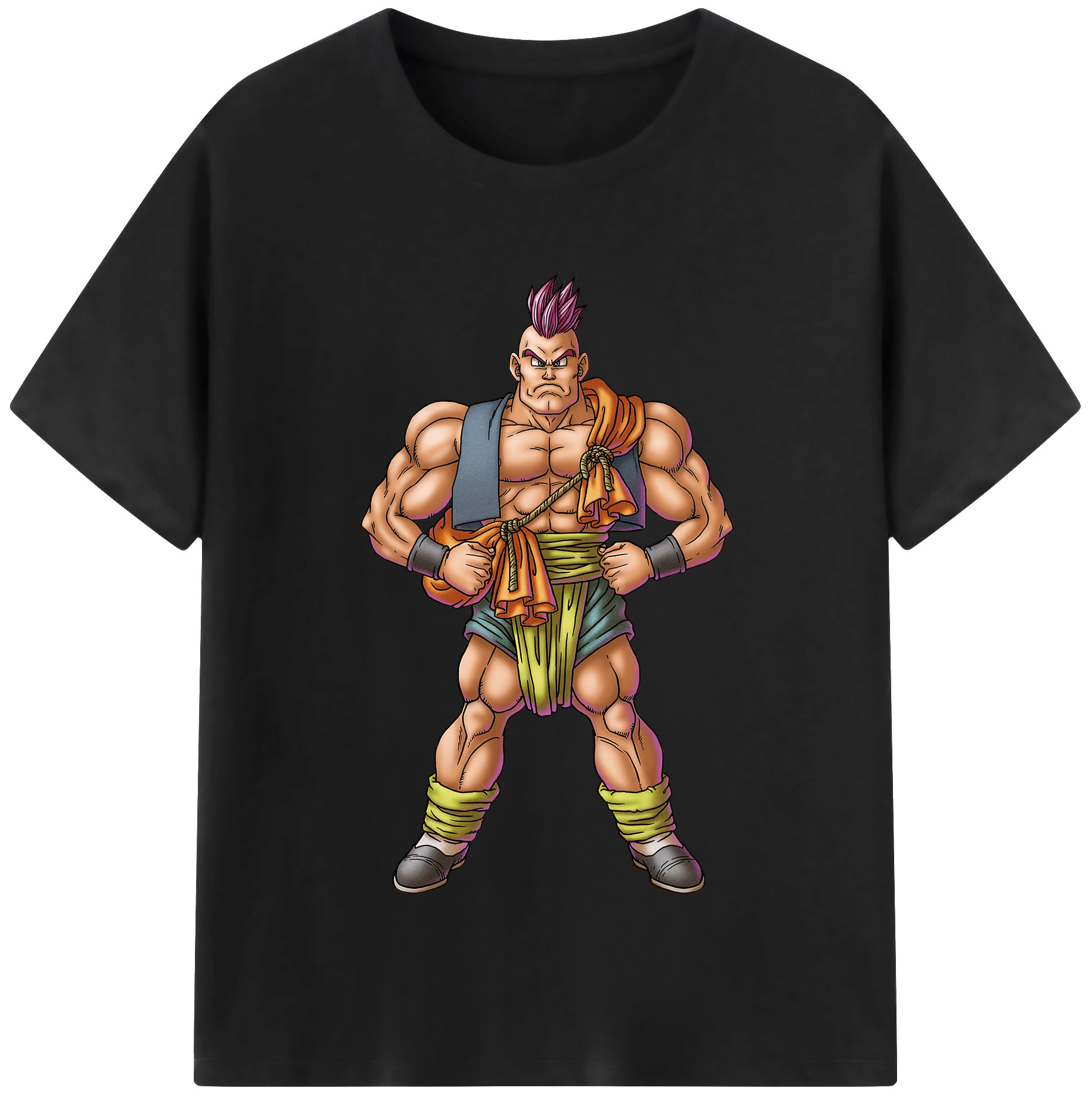 （画像用） ドラゴンクエスト Doragon Kuesuto Dragon Quest 綿100％半袖Tシャツ（フロントプリント）