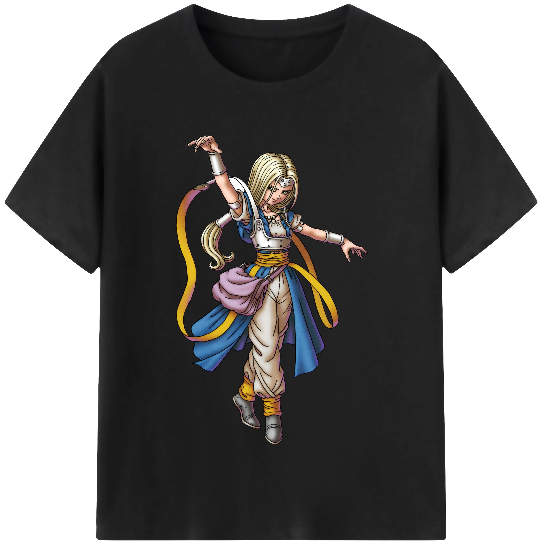 （画像用） ドラゴンクエスト Doragon Kuesuto Dragon Quest 綿100％半袖Tシャツ（フロントプリント）