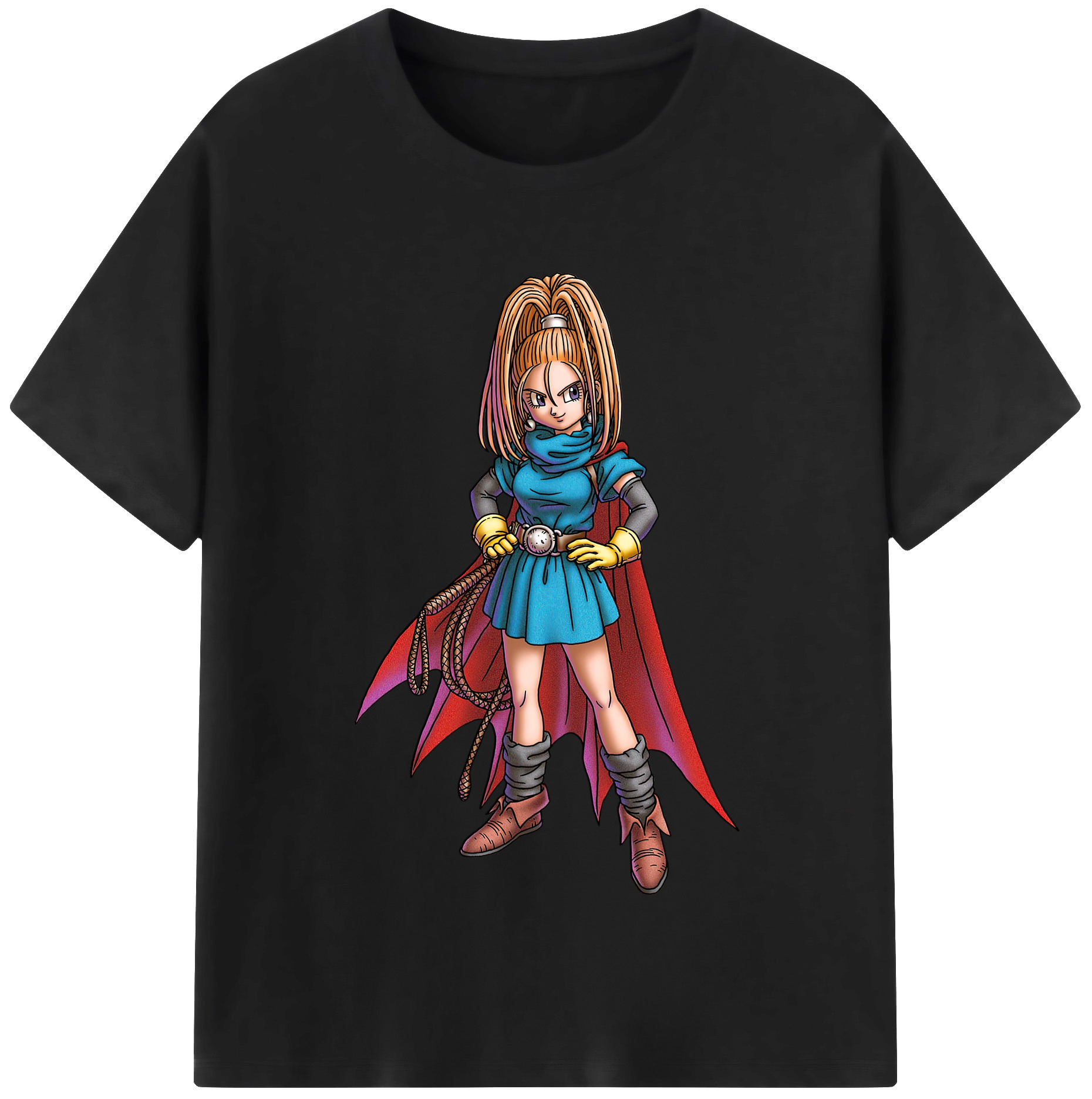 （画像用） ドラゴンクエスト Doragon Kuesuto Dragon Quest 綿100％半袖Tシャツ（フロントプリント）