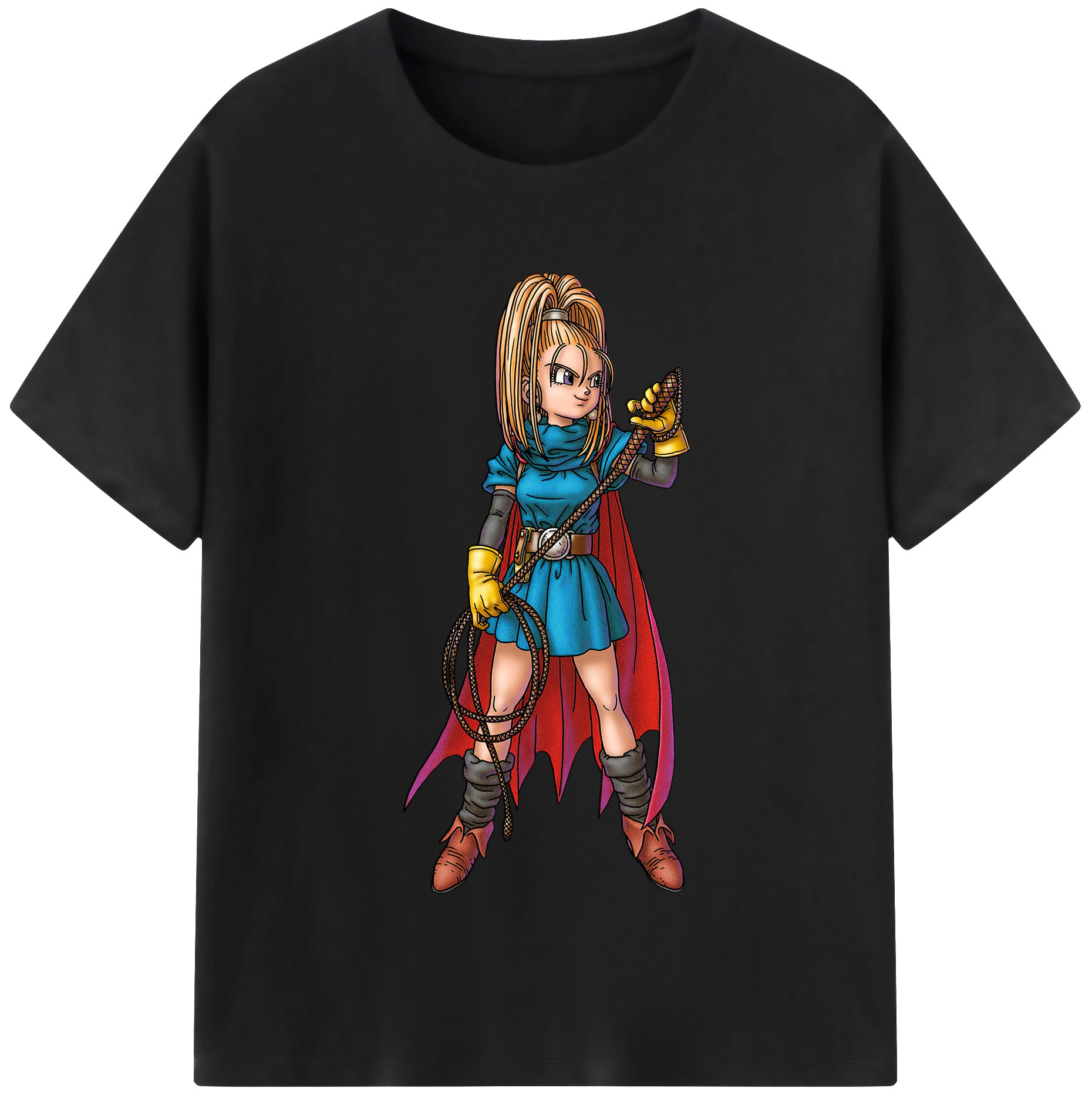 （画像用） ドラゴンクエスト Doragon Kuesuto Dragon Quest 綿100％半袖Tシャツ（フロントプリント）