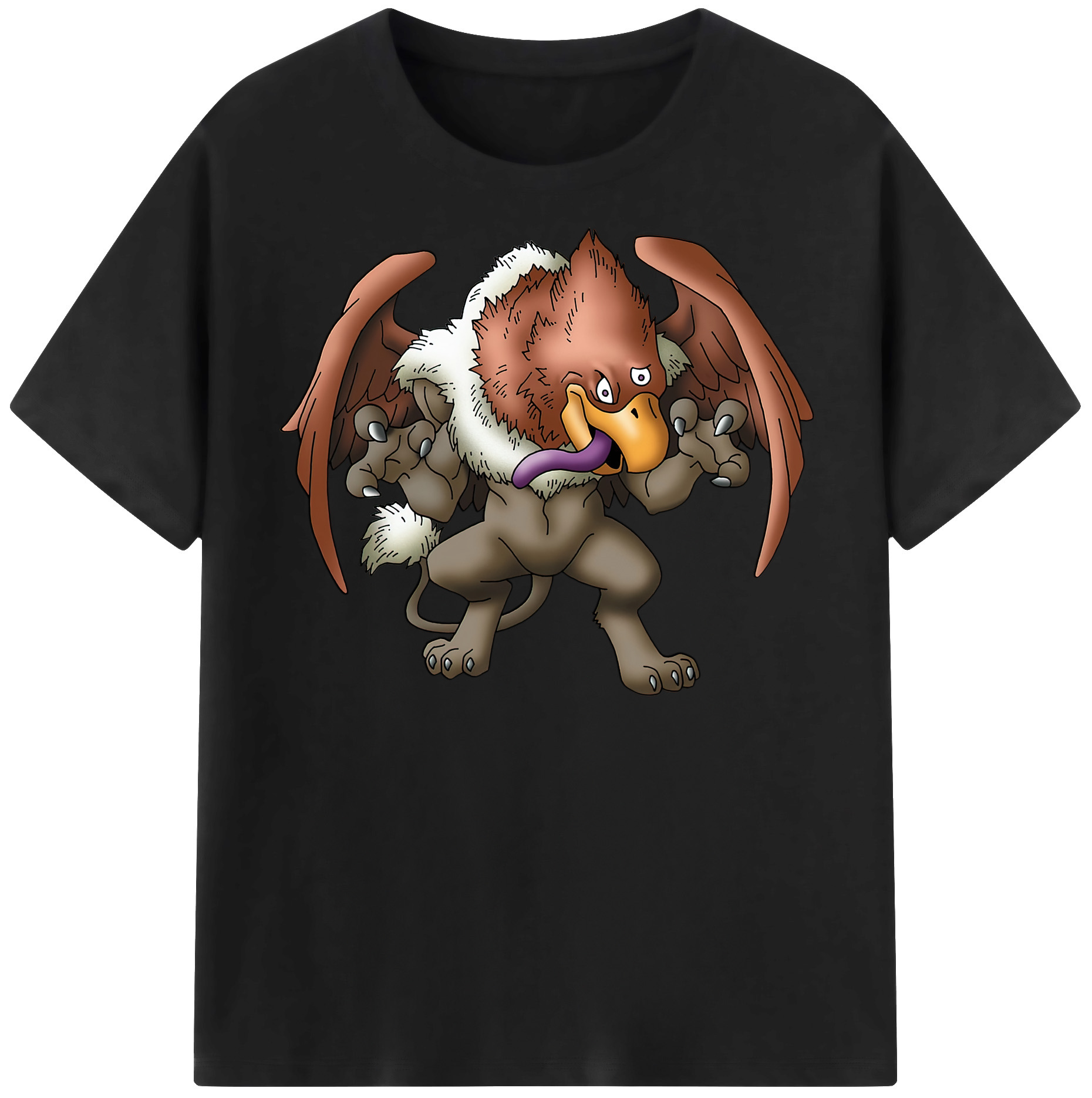 （画像用） ドラゴンクエスト Doragon Kuesuto Dragon Quest 綿100％半袖Tシャツ（フロントプリント）