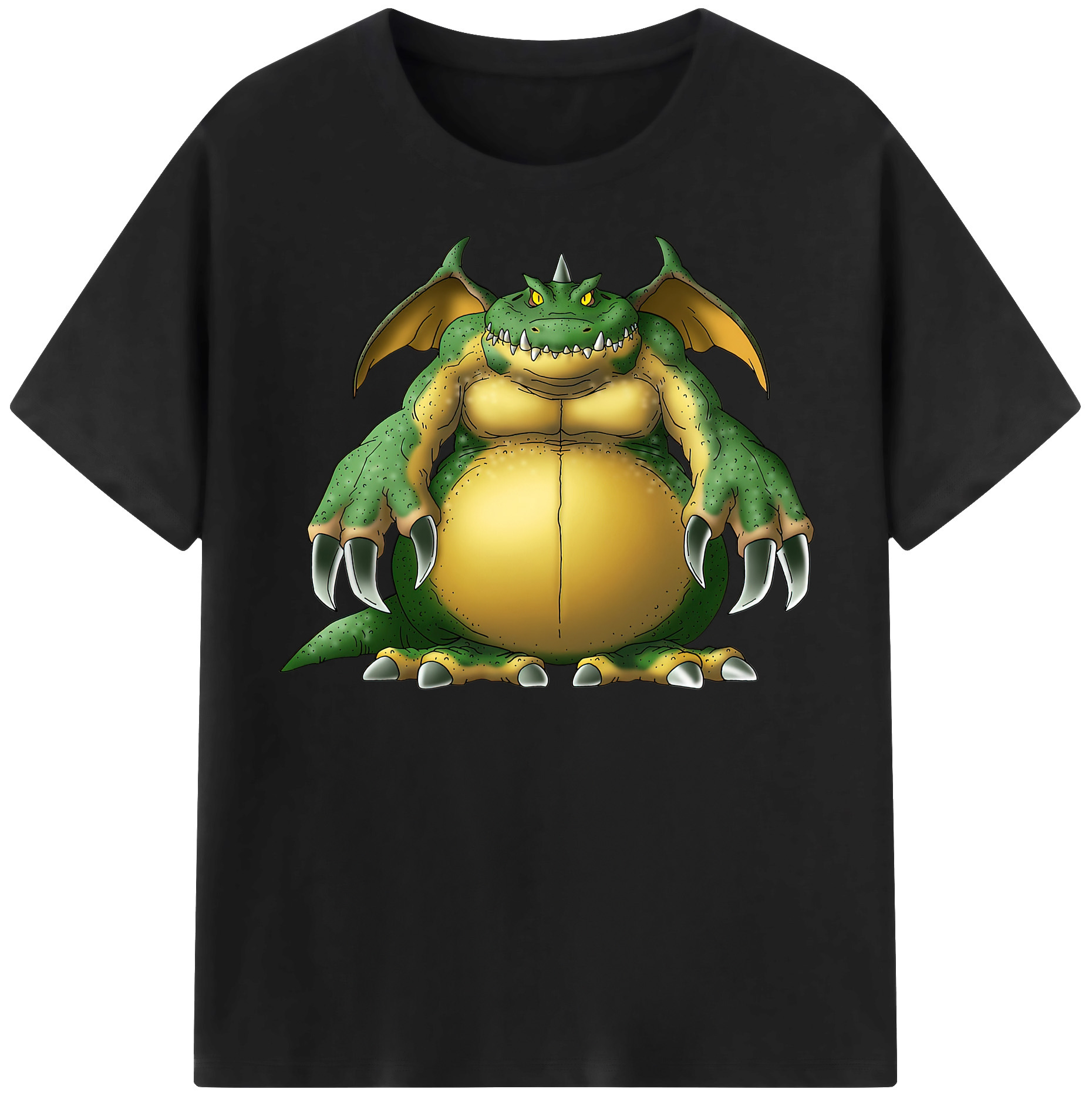 （画像用） ドラゴンクエスト Doragon Kuesuto Dragon Quest 綿100％半袖Tシャツ（フロントプリント）