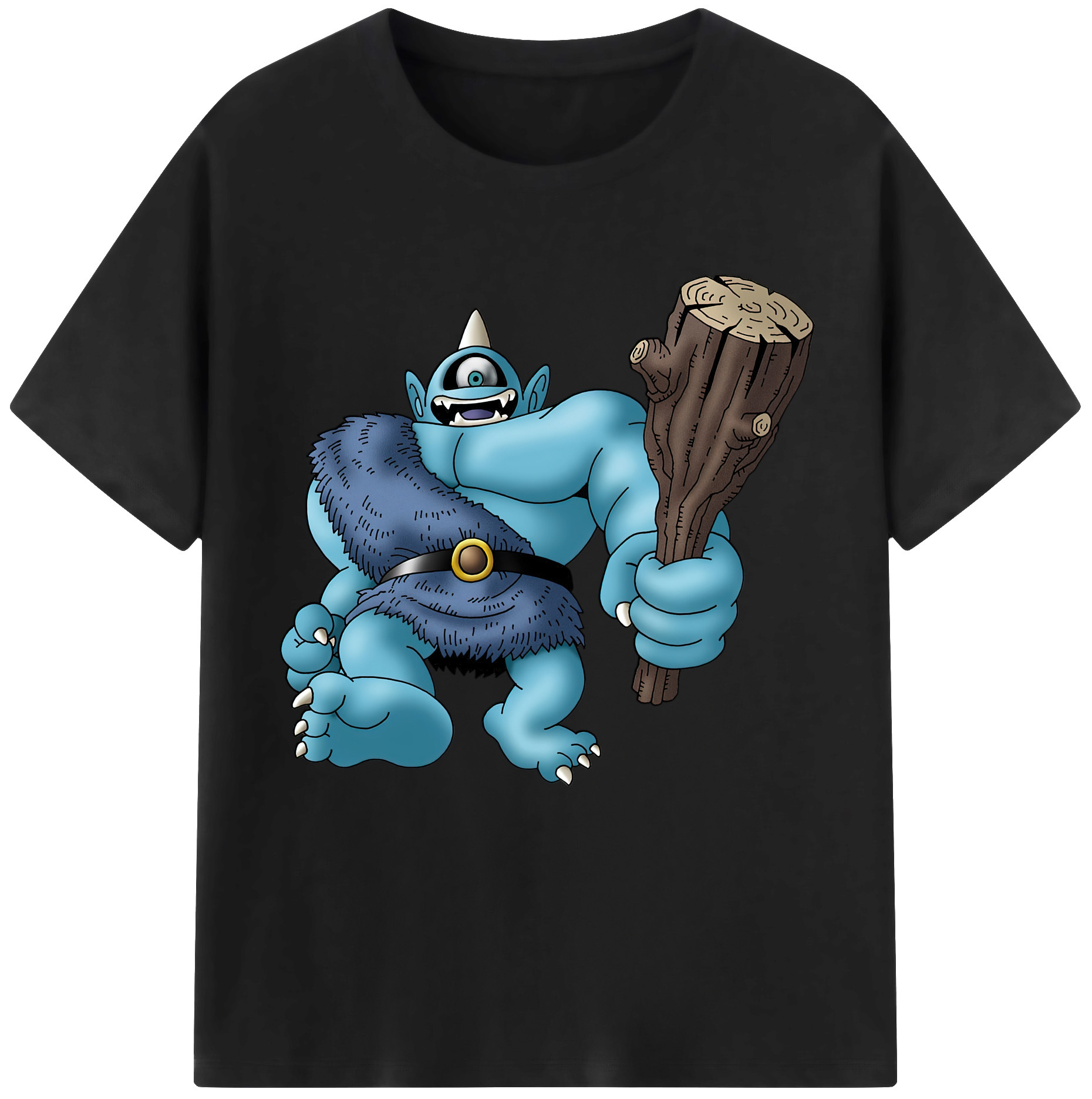 （画像用） ドラゴンクエスト Doragon Kuesuto Dragon Quest 綿100％半袖Tシャツ（フロントプリント）