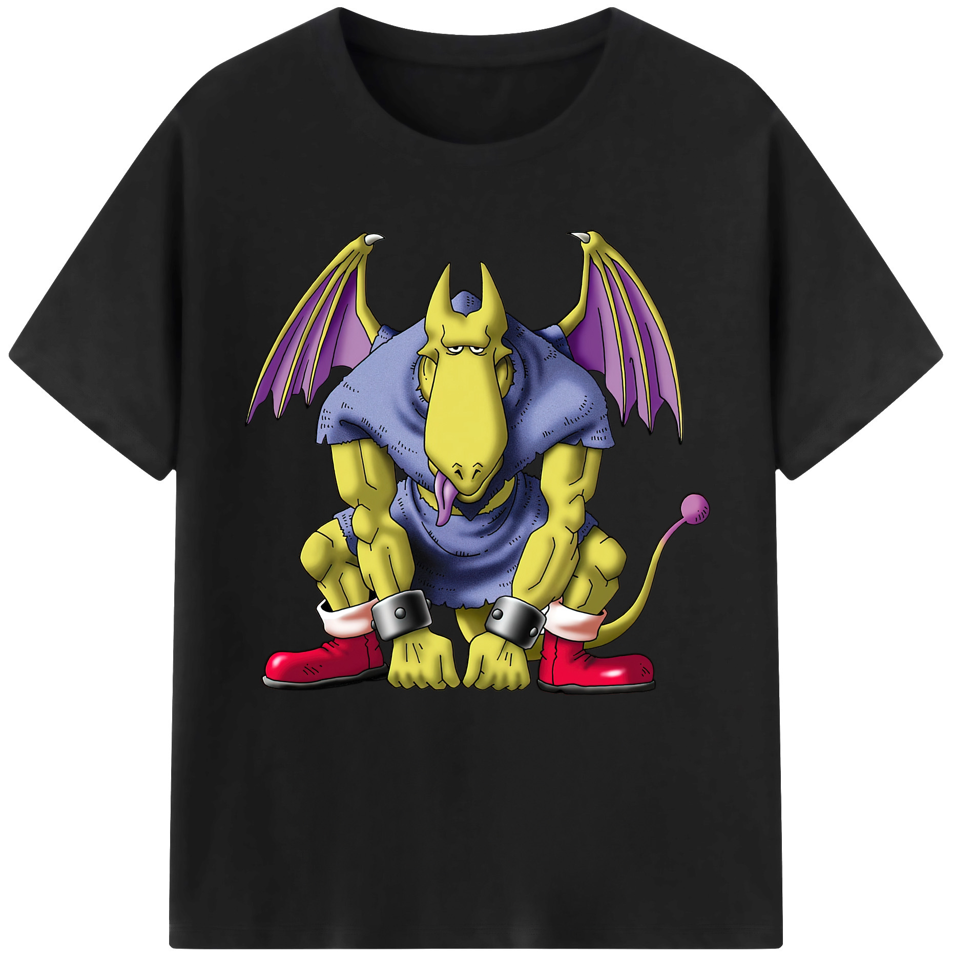 （画像用） ドラゴンクエスト Doragon Kuesuto Dragon Quest 綿100％半袖Tシャツ（フロントプリント）