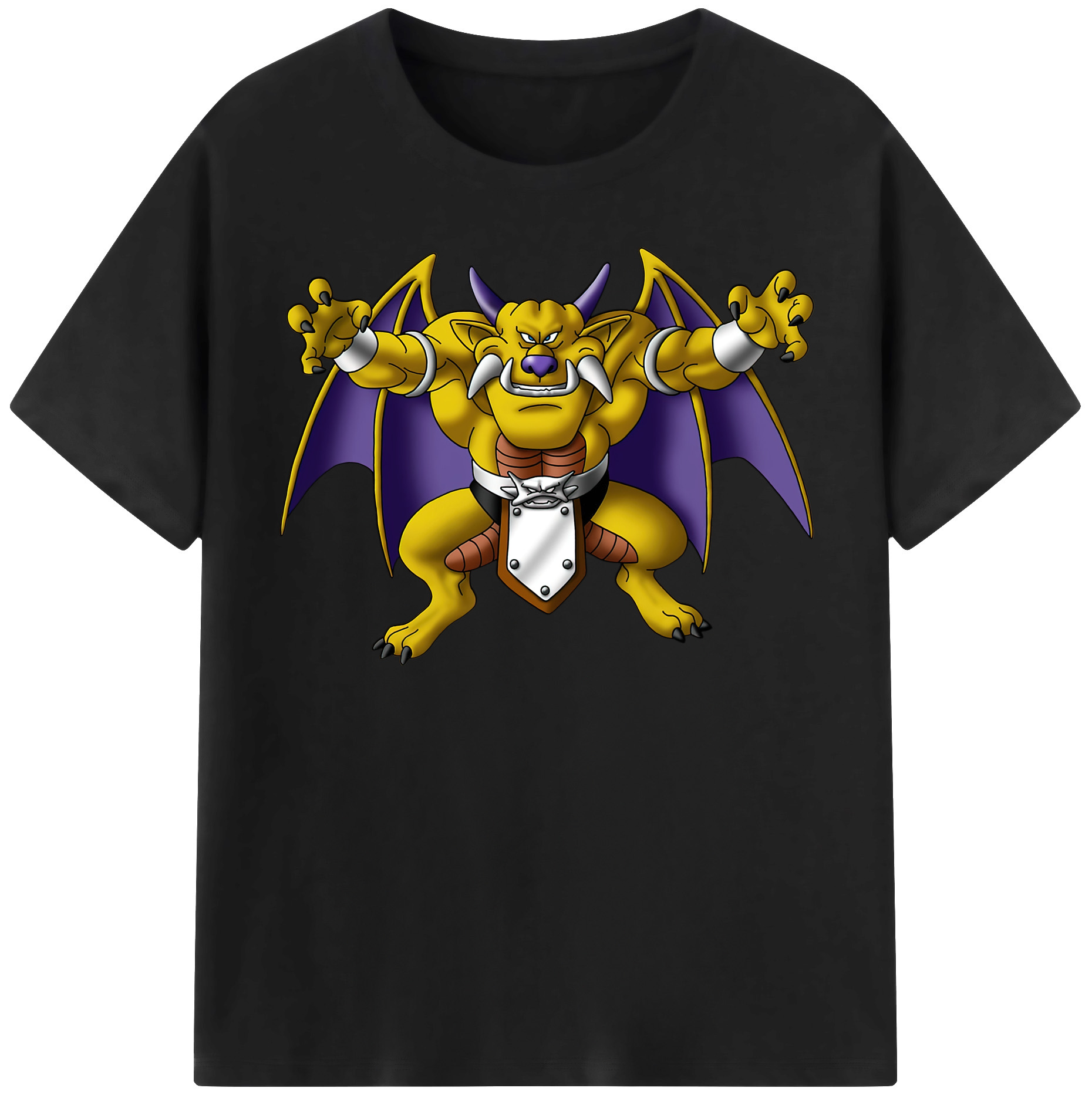 （画像用） ドラゴンクエスト Doragon Kuesuto Dragon Quest 綿100％半袖Tシャツ（フロントプリント）