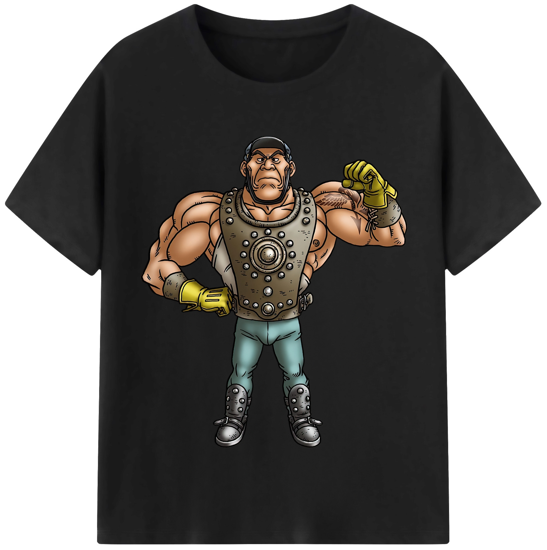 （画像用） ドラゴンクエスト Doragon Kuesuto Dragon Quest 綿100％半袖Tシャツ（フロントプリント）
