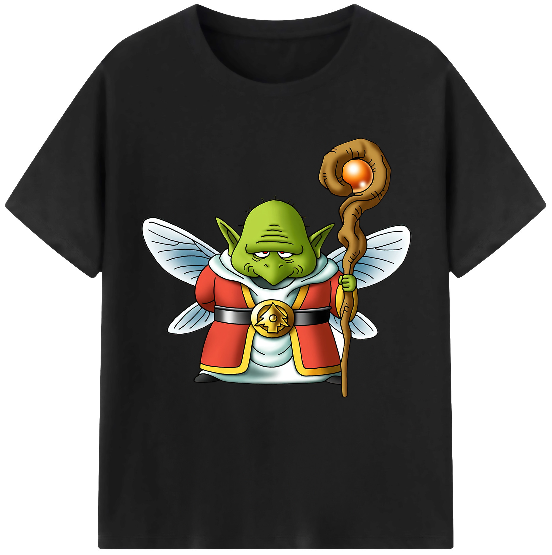 （画像用） ドラゴンクエスト Doragon Kuesuto Dragon Quest 綿100％半袖Tシャツ（フロントプリント）