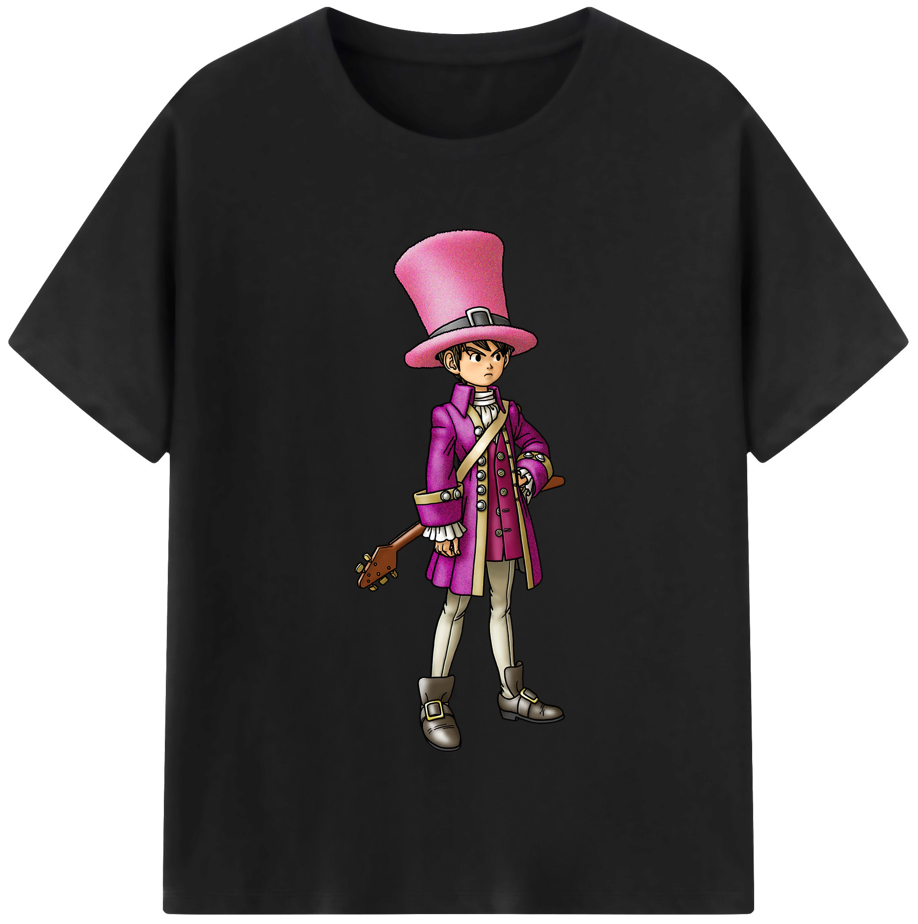 （画像用） ドラゴンクエスト Doragon Kuesuto Dragon Quest 綿100％半袖Tシャツ（フロントプリント）