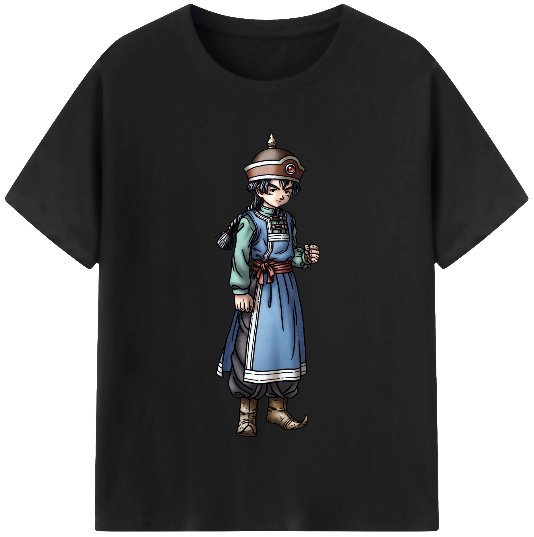 （画像用） ドラゴンクエスト Doragon Kuesuto Dragon Quest 綿100％半袖Tシャツ（フロントプリント）