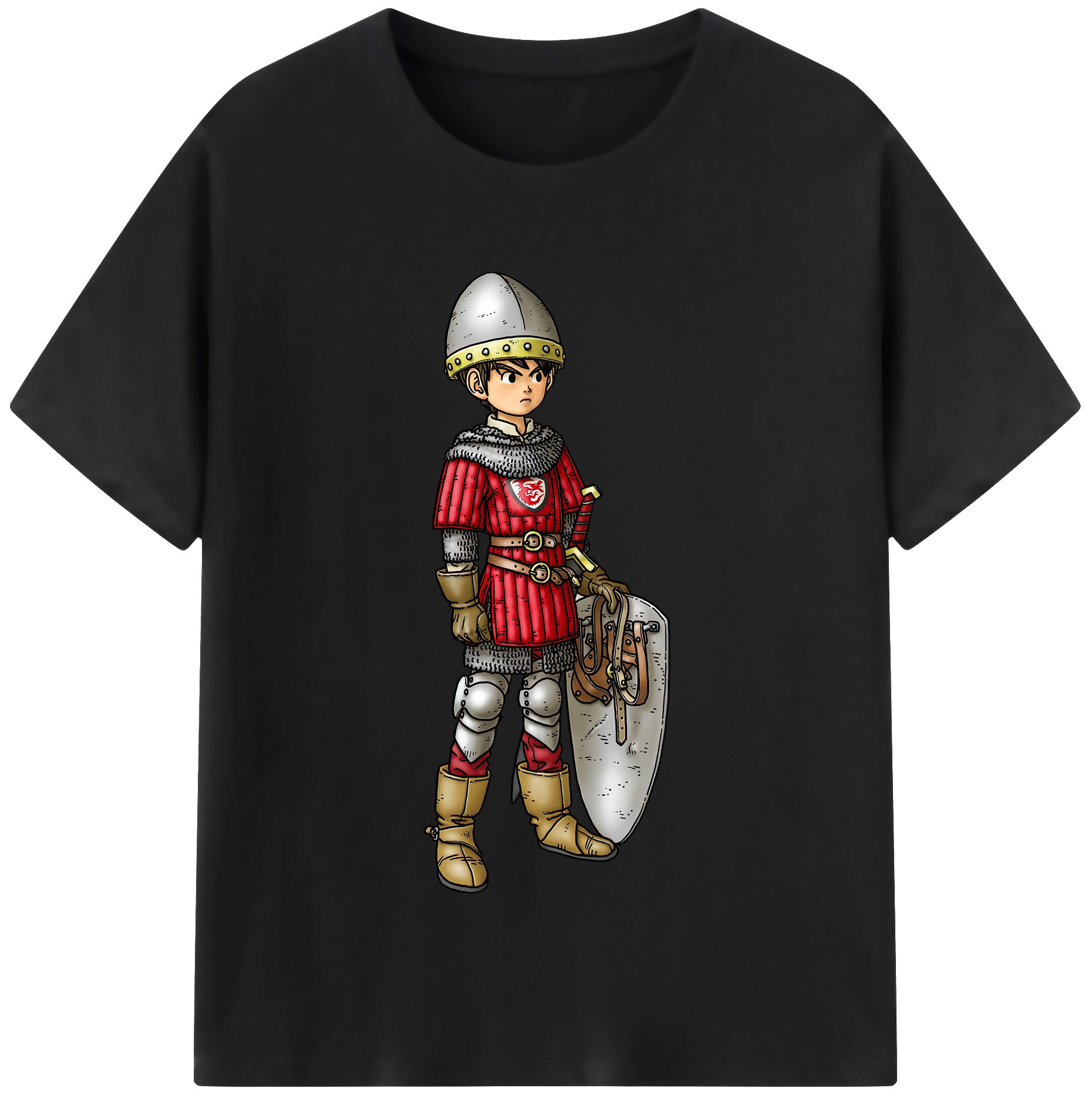 （画像用） ドラゴンクエスト Doragon Kuesuto Dragon Quest 綿100％半袖Tシャツ（フロントプリント）