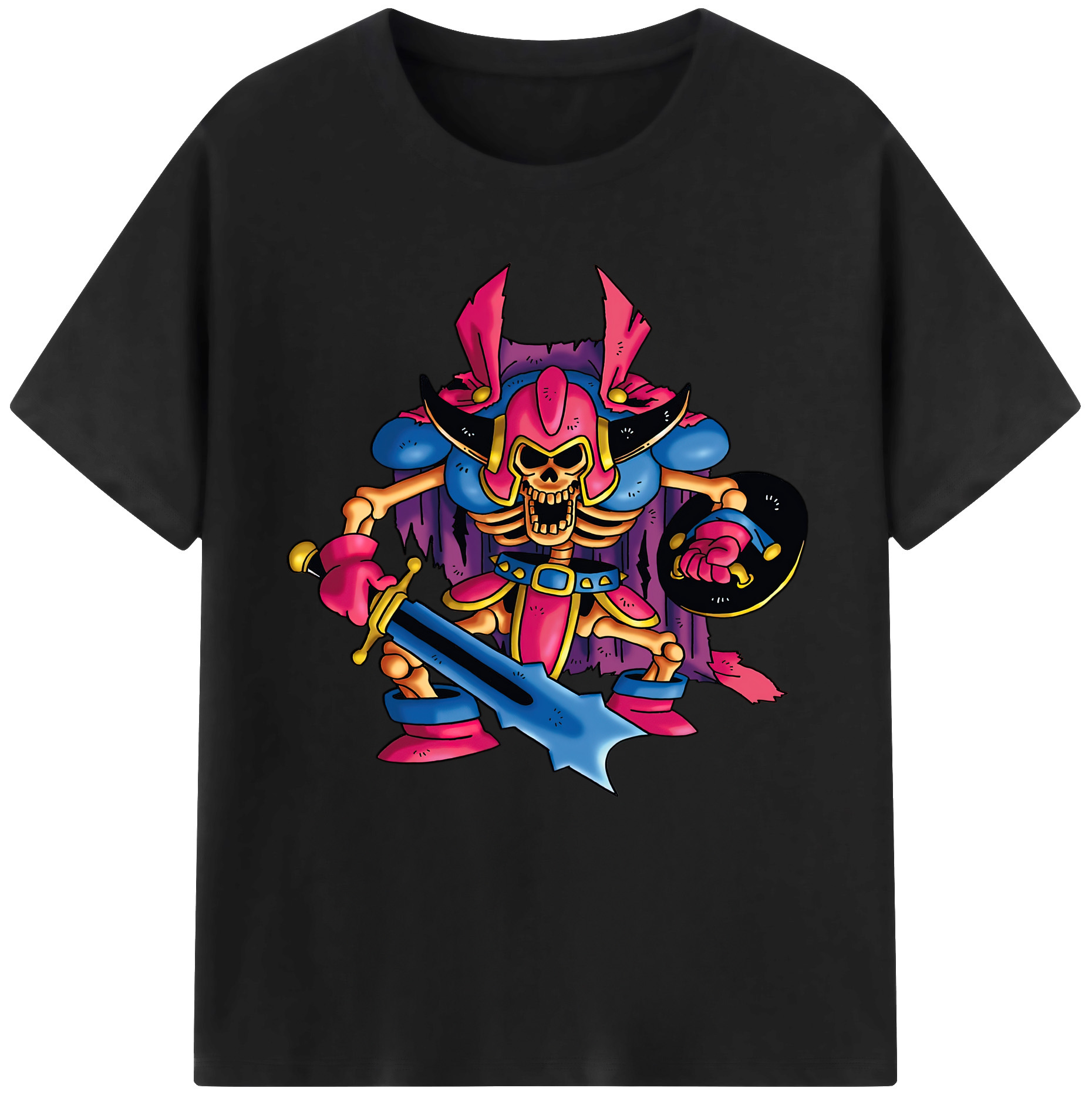 （画像用） ドラゴンクエスト Doragon Kuesuto Dragon Quest 綿100％半袖Tシャツ（フロントプリント）