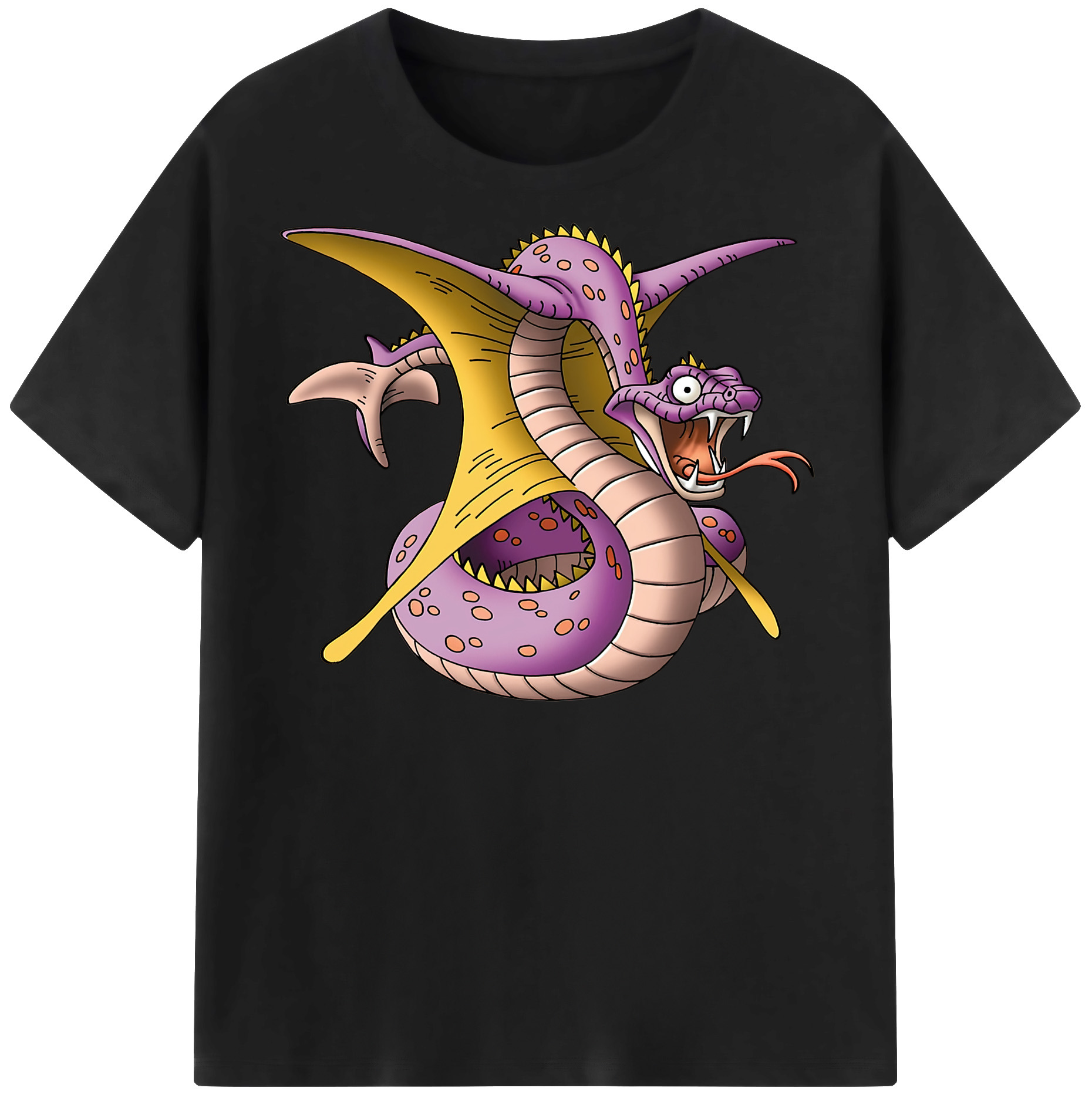（画像用） ドラゴンクエスト Doragon Kuesuto Dragon Quest 綿100％半袖Tシャツ（フロントプリント）