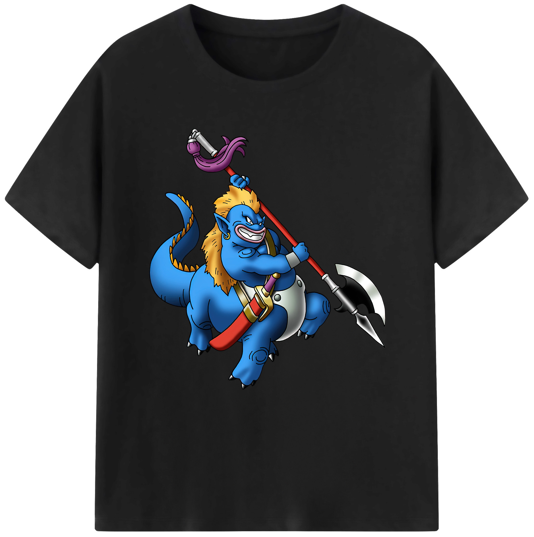 （画像用） ドラゴンクエスト Doragon Kuesuto Dragon Quest 綿100％半袖Tシャツ（フロントプリント）