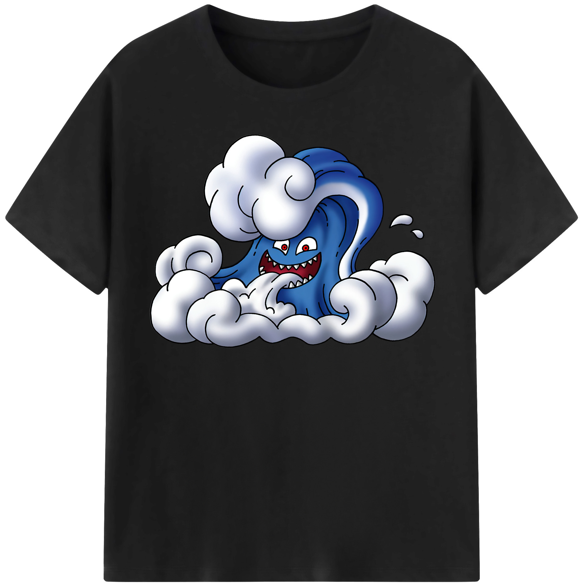 （画像用） ドラゴンクエスト Doragon Kuesuto Dragon Quest 綿100％半袖Tシャツ（フロントプリント）