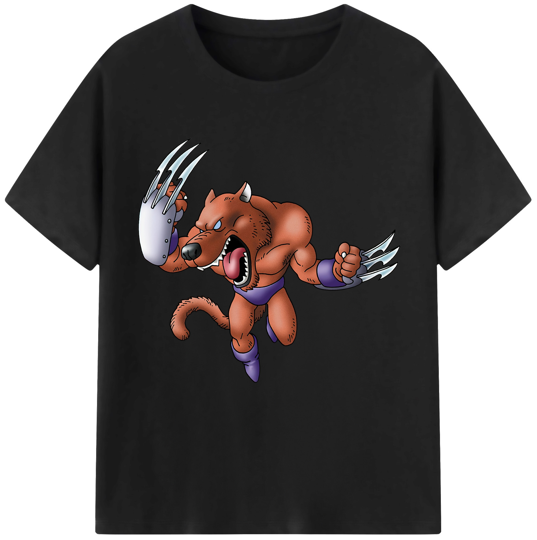 （画像用） ドラゴンクエスト Doragon Kuesuto Dragon Quest 綿100％半袖Tシャツ（フロントプリント）