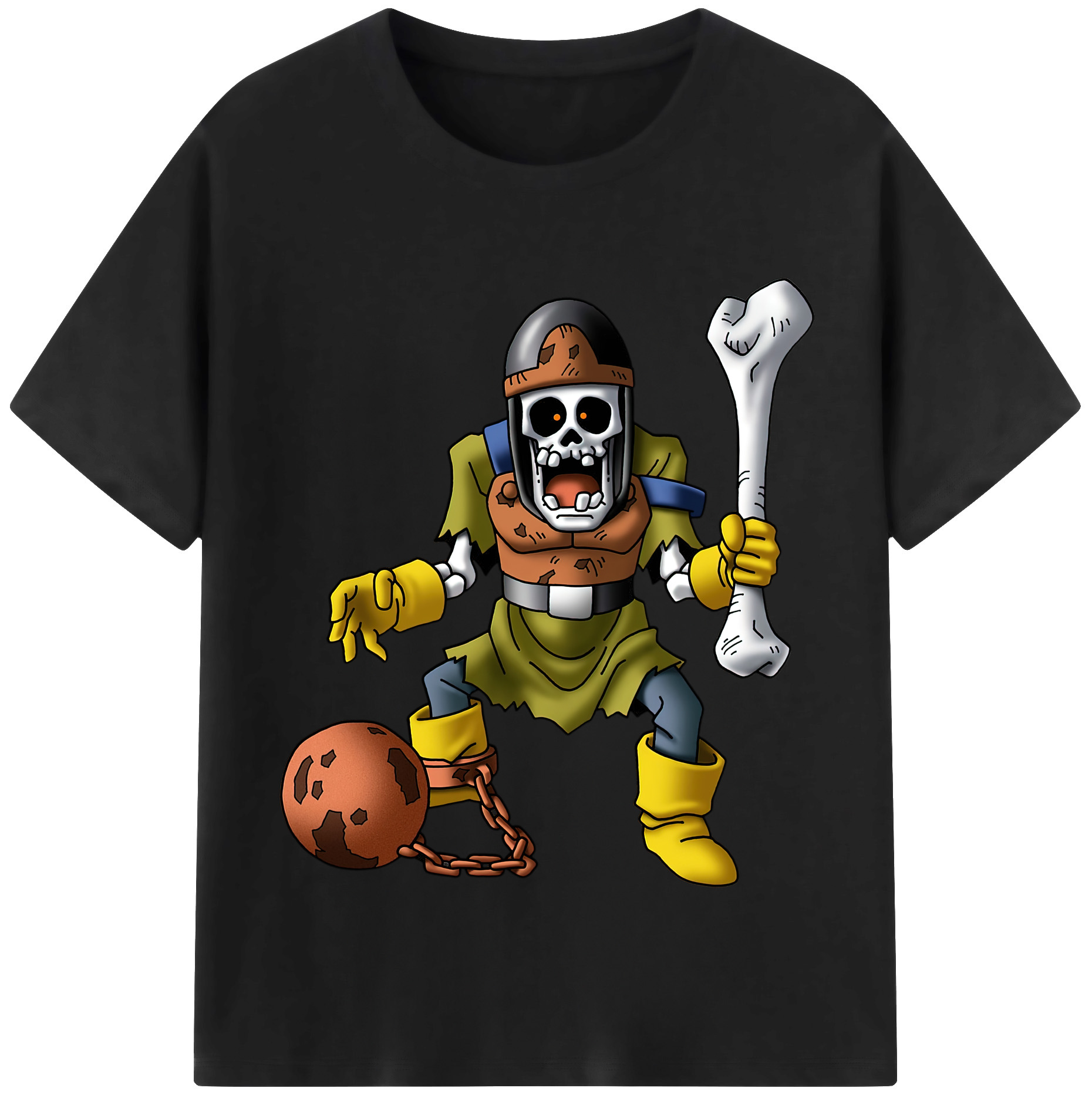 （画像用） ドラゴンクエスト Doragon Kuesuto Dragon Quest 綿100％半袖Tシャツ（フロントプリント）