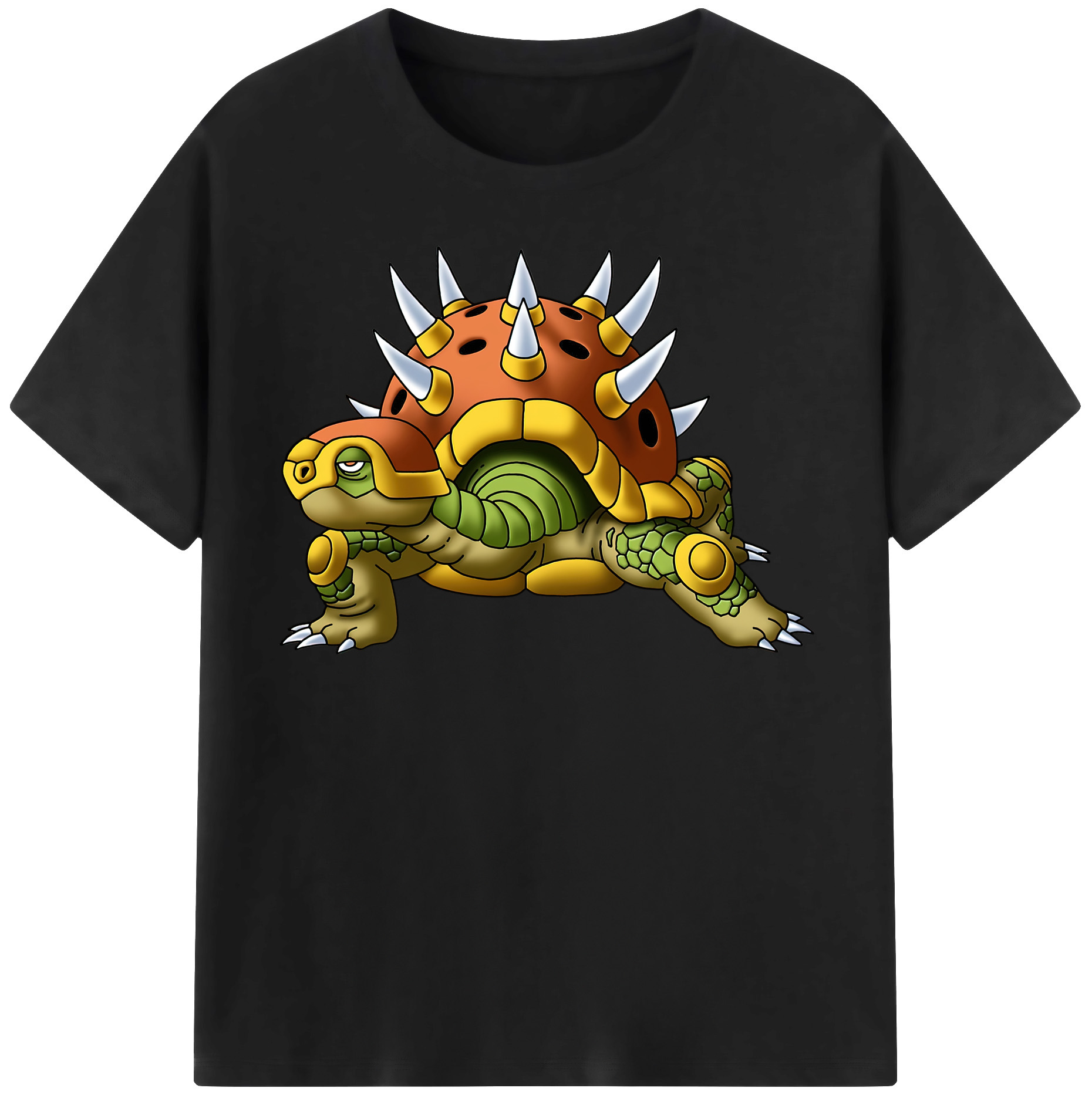 （画像用） ドラゴンクエスト Doragon Kuesuto Dragon Quest 綿100％半袖Tシャツ（フロントプリント）