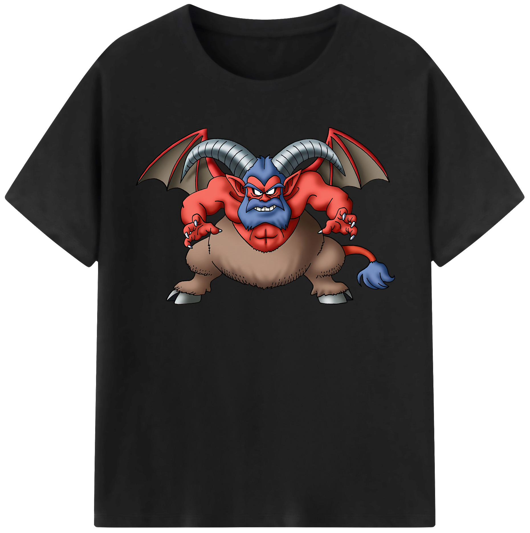 （画像用） ドラゴンクエスト Doragon Kuesuto Dragon Quest 綿100％半袖Tシャツ（フロントプリント）
