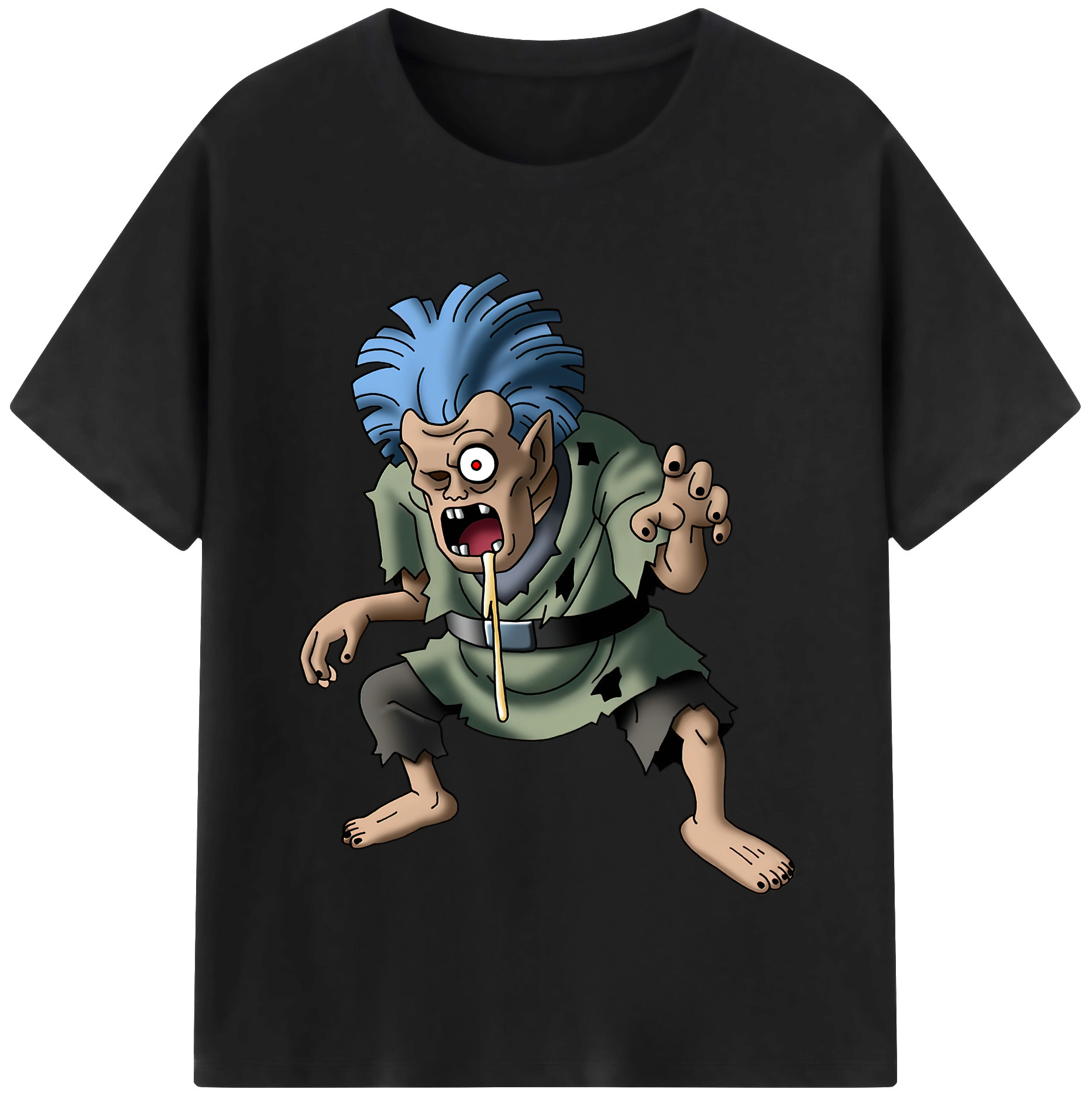 （画像用） ドラゴンクエスト Doragon Kuesuto Dragon Quest 綿100％半袖Tシャツ（フロントプリント）