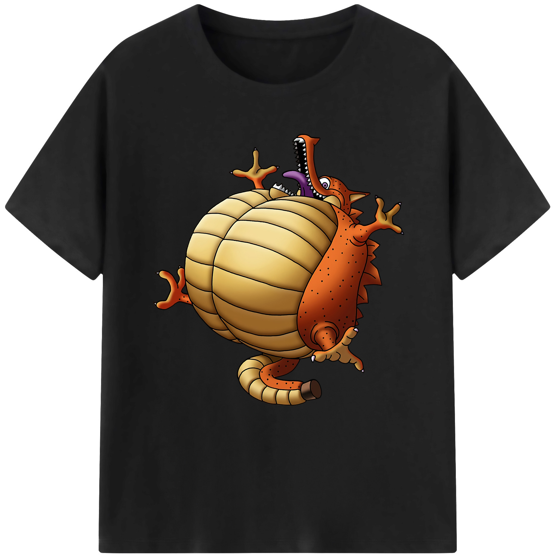 （画像用） ドラゴンクエスト Doragon Kuesuto Dragon Quest 綿100％半袖Tシャツ（フロントプリント）