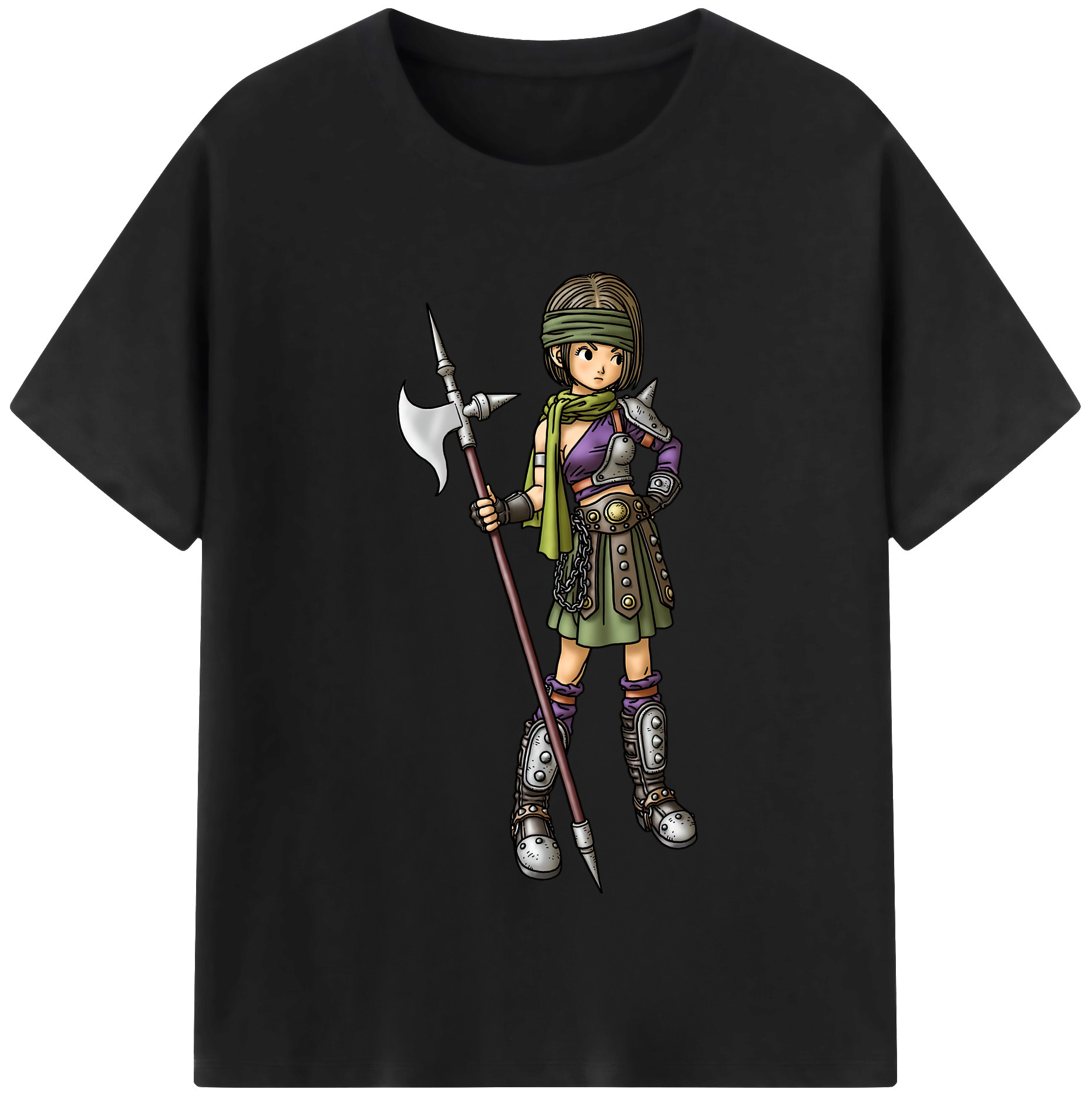 （画像用） ドラゴンクエスト Doragon Kuesuto Dragon Quest 綿100％半袖Tシャツ（フロントプリント）