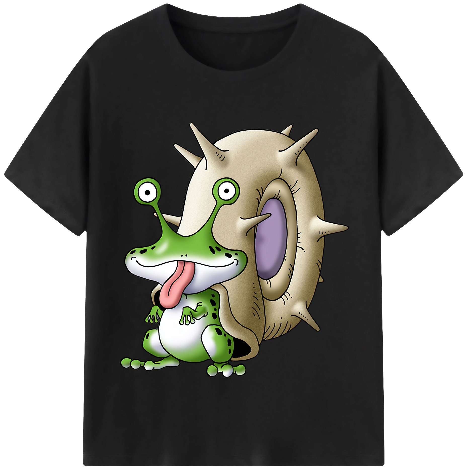 （画像用） ドラゴンクエスト Doragon Kuesuto Dragon Quest 綿100％半袖Tシャツ（フロントプリント）