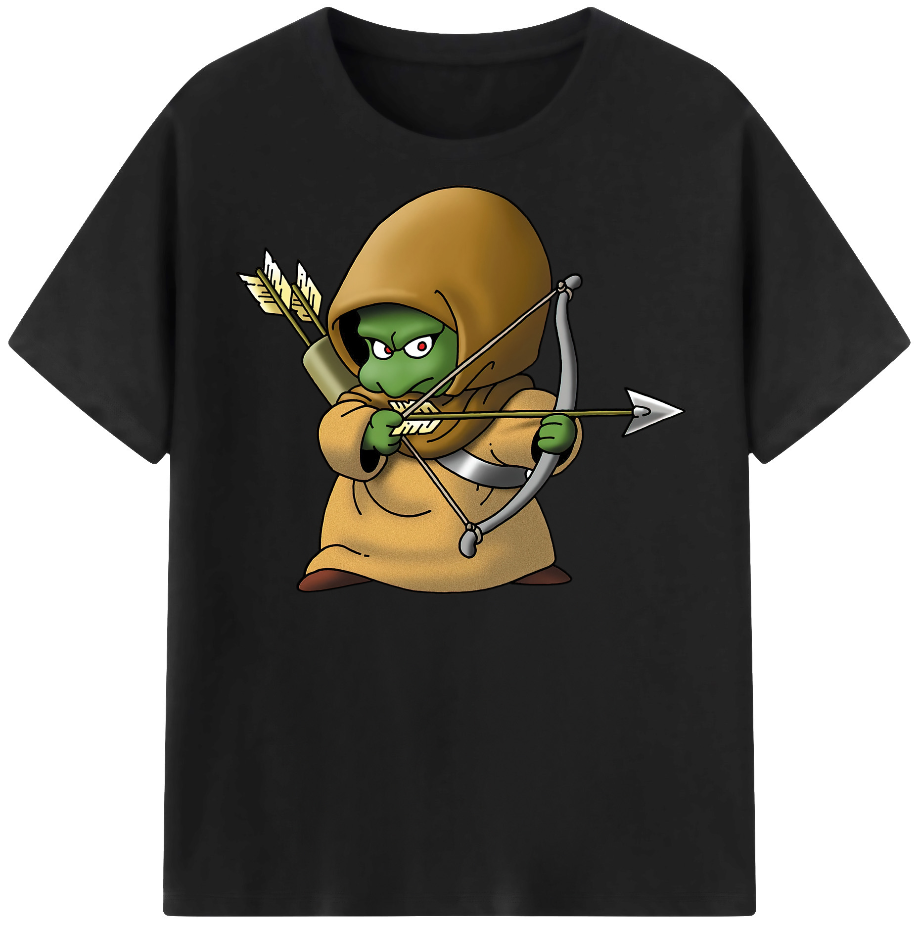 （画像用） ドラゴンクエスト Doragon Kuesuto Dragon Quest 綿100％半袖Tシャツ（フロントプリント）