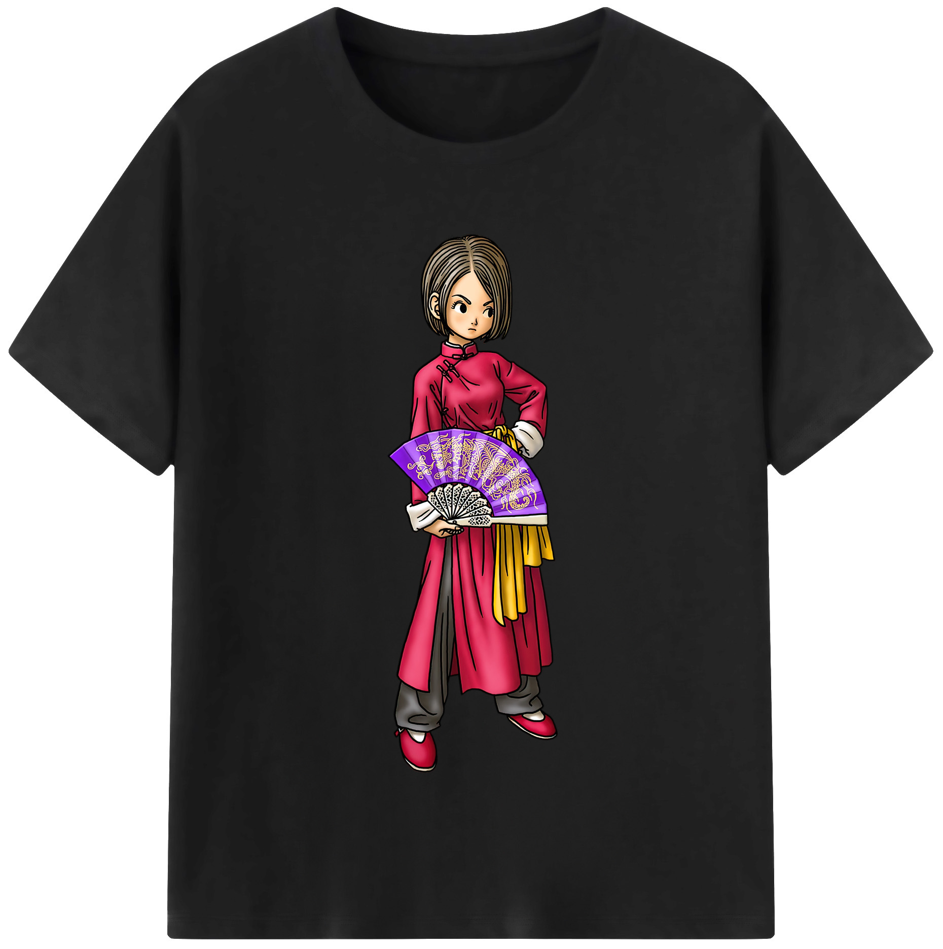 （画像用） ドラゴンクエスト Doragon Kuesuto Dragon Quest 綿100％半袖Tシャツ（フロントプリント）