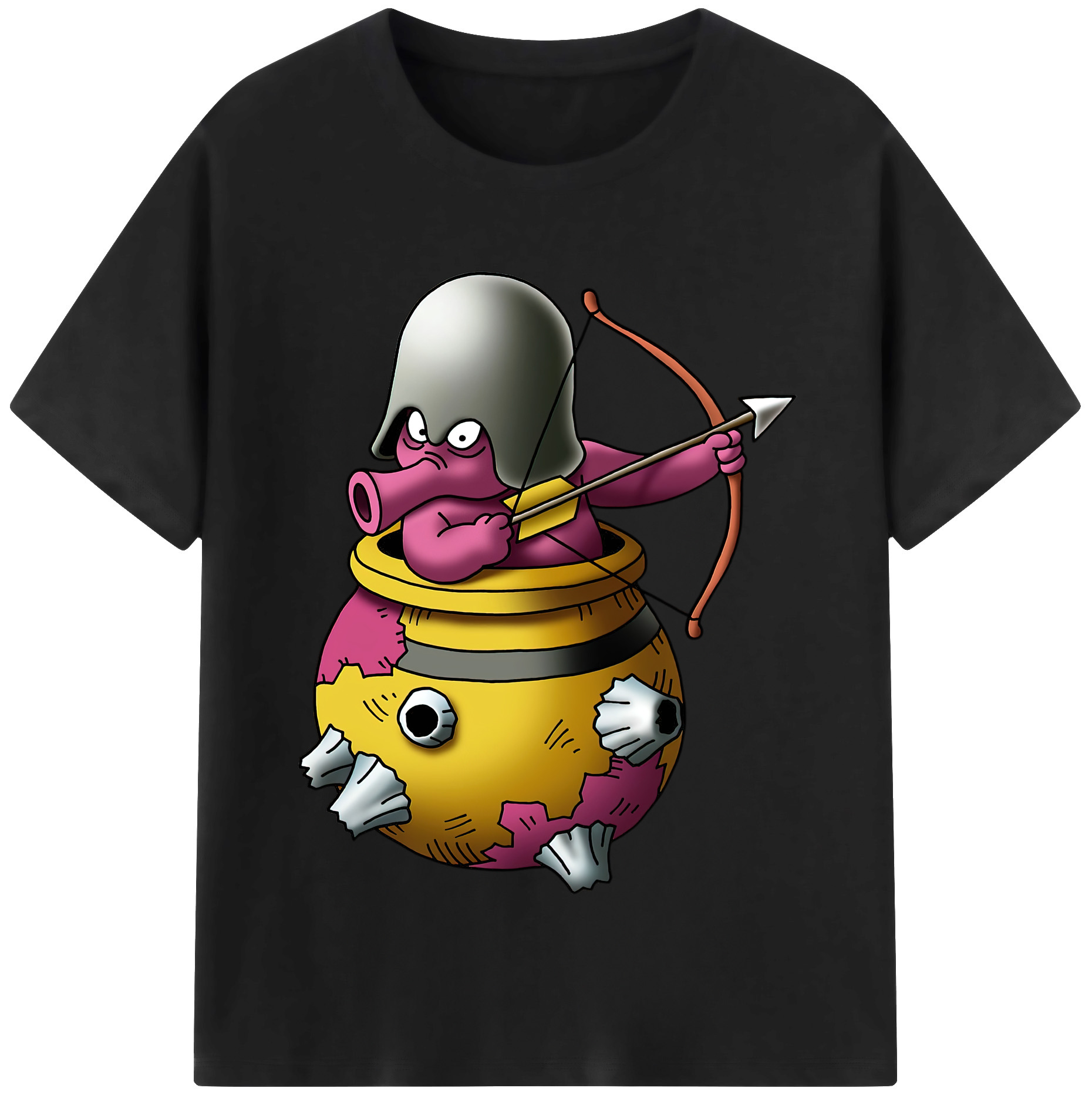 （画像用） ドラゴンクエスト Doragon Kuesuto Dragon Quest 綿100％半袖Tシャツ（フロントプリント）