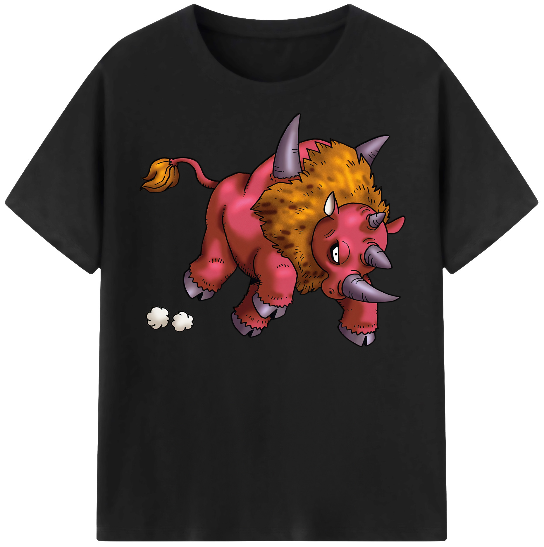 （画像用） ドラゴンクエスト Doragon Kuesuto Dragon Quest 綿100％半袖Tシャツ（フロントプリント）